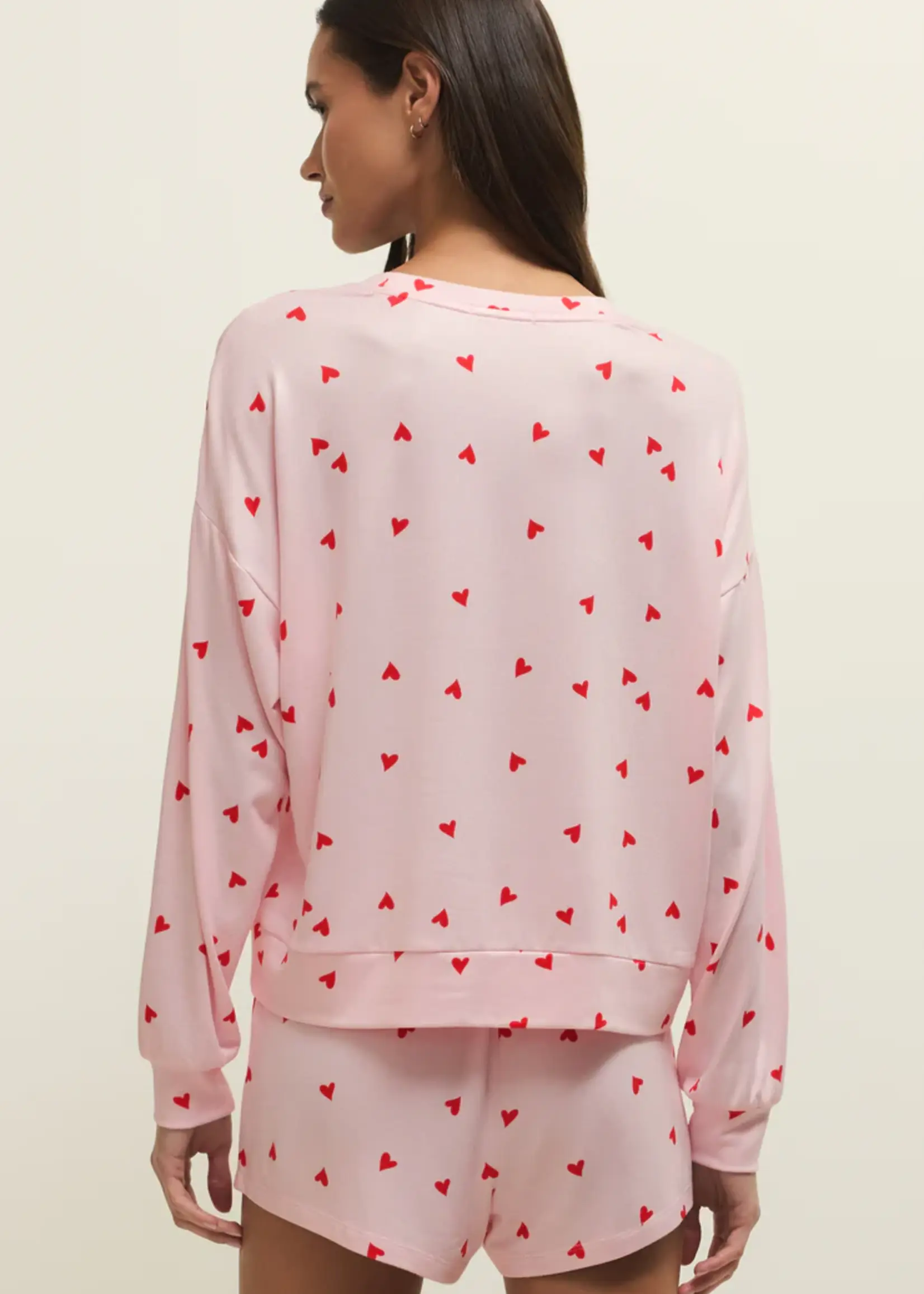 Z Supply Mira Heart L/S Top