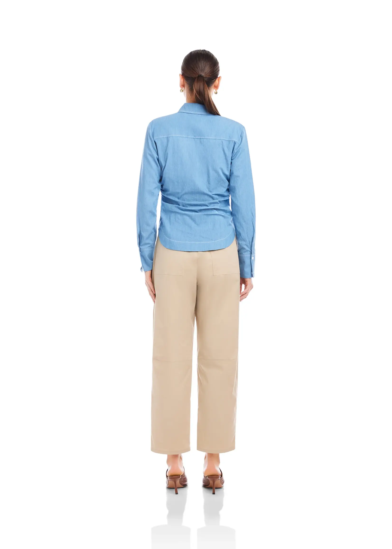 Fifteen-Twenty Norlyn Side Shirred Shirt