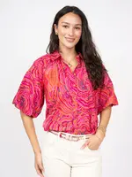 Ivy Jane Poof Sleeve Camp Shirt