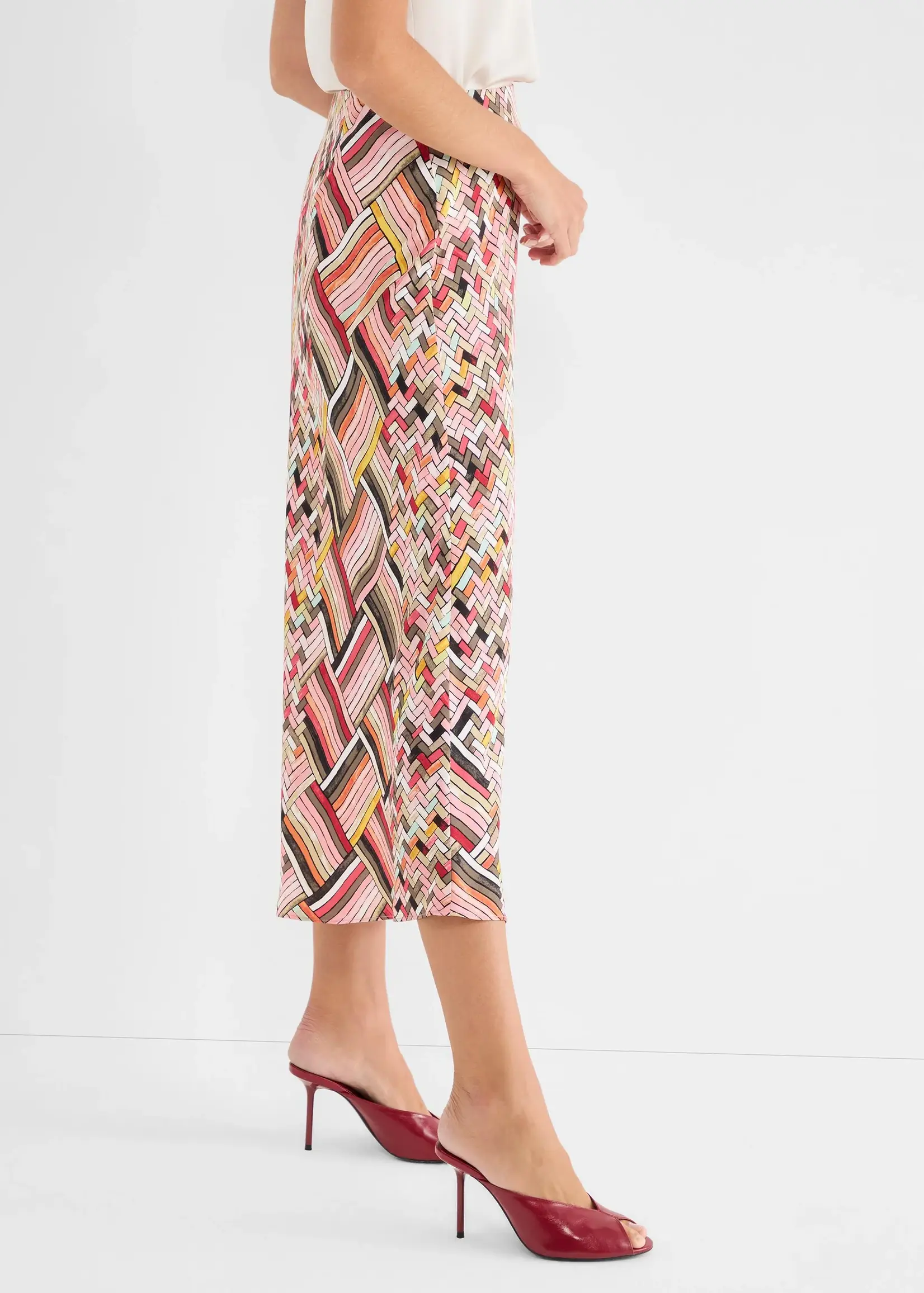 Nic + Zoe Colorweave Slip Skirt
