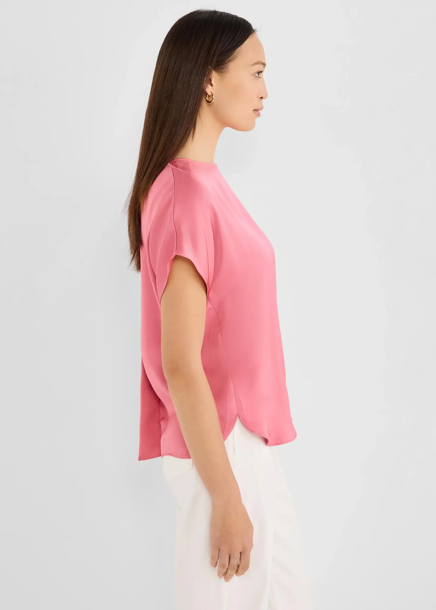 Nic + Zoe Day Gloss Woven Tee