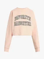 Favorite Daughter Cropped Collegiate Sweatshirt