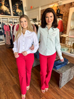 J. Society Embroidered Heart Button Down