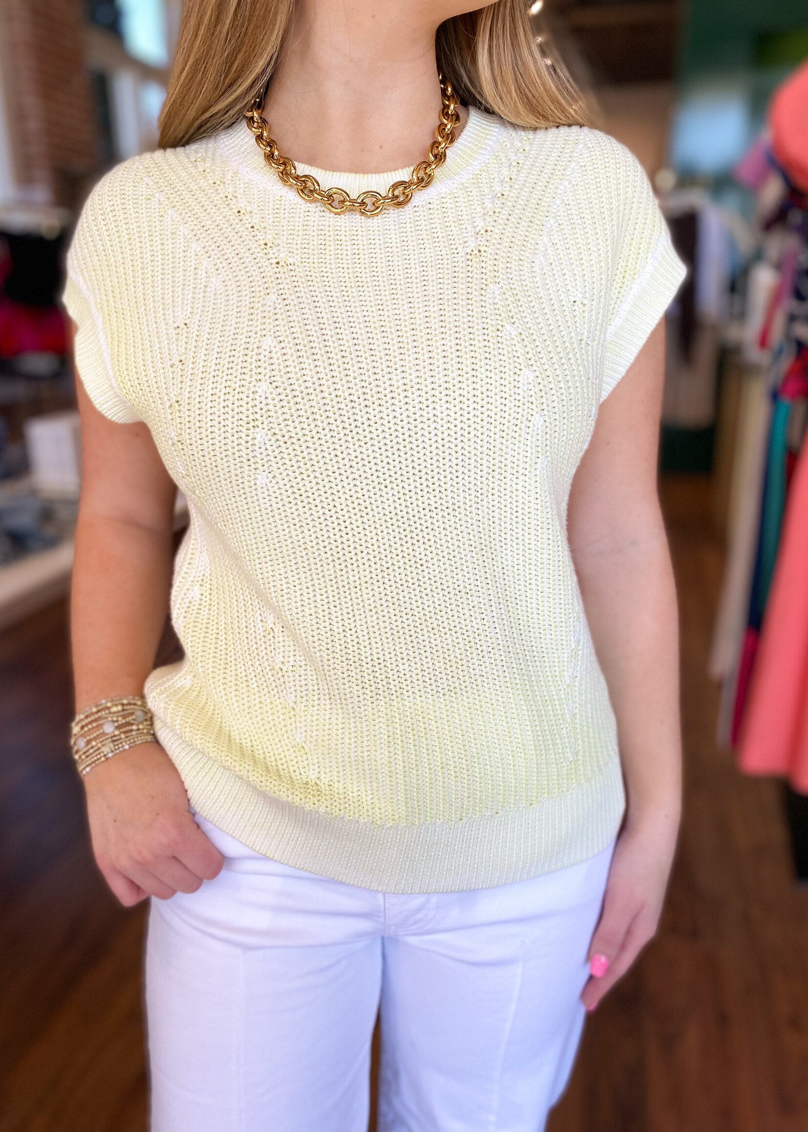 J. Society Cap Sleeve Sweater