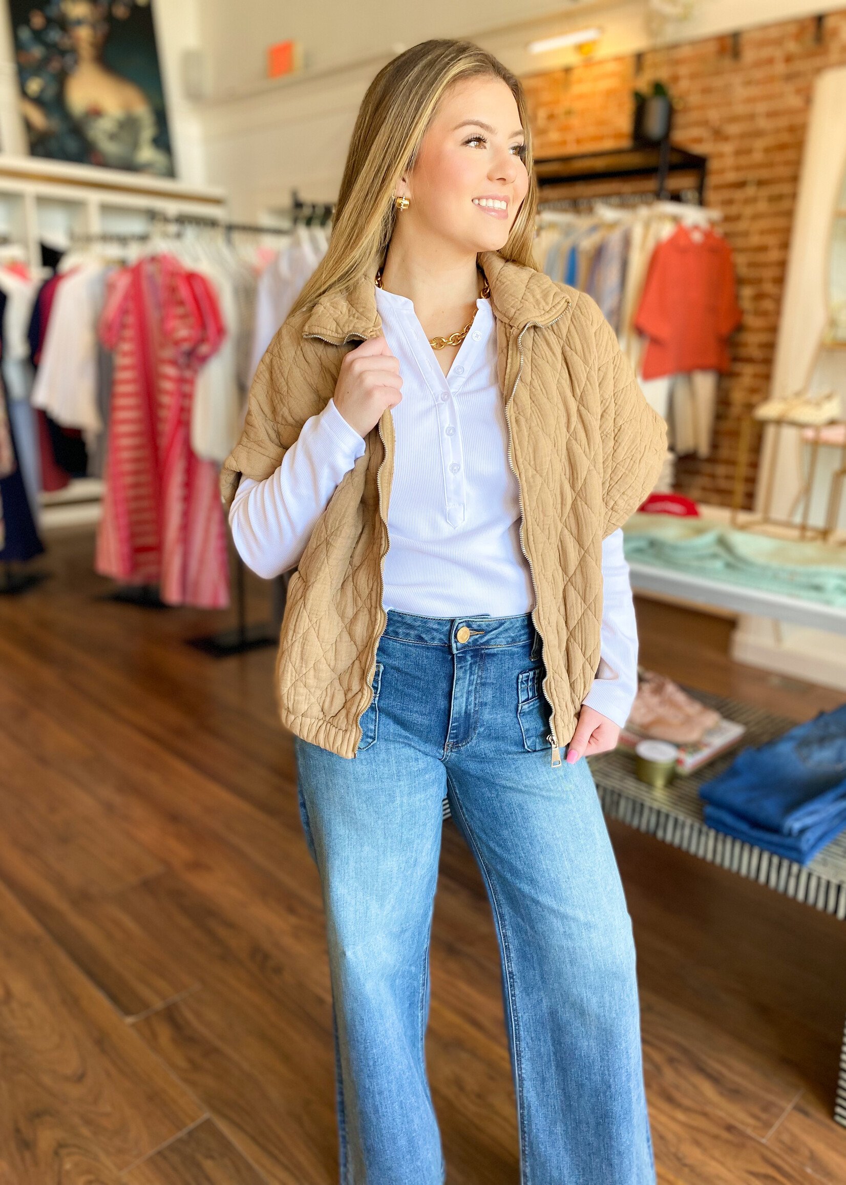 Suzy D Charlston Quilted Jacket