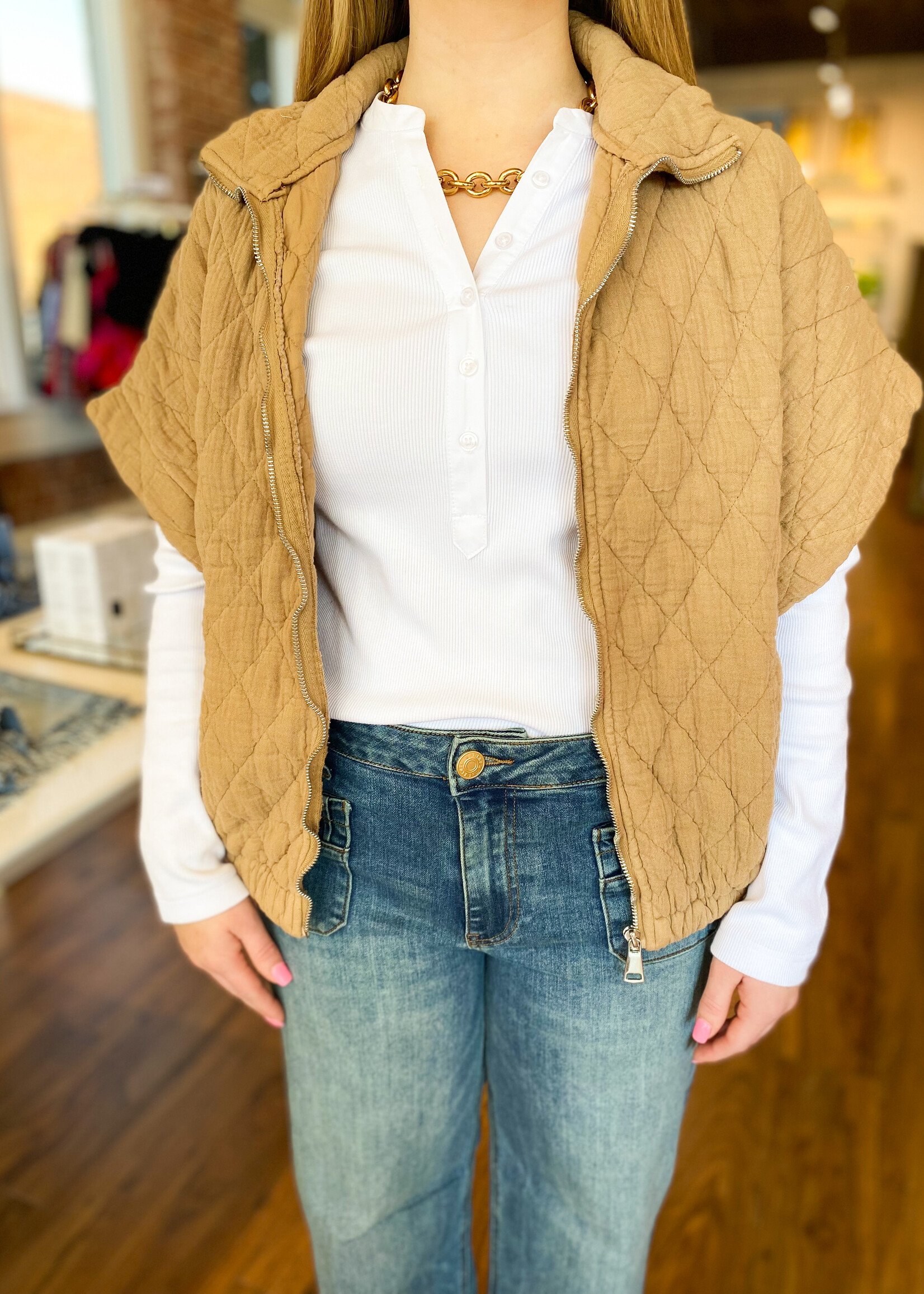 Suzy D Charlston Quilted Jacket