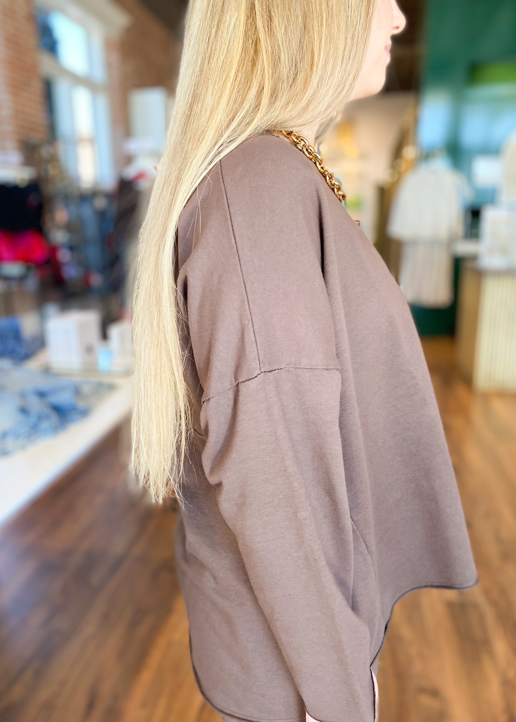 Suzy D Jayne Hi Lo Top