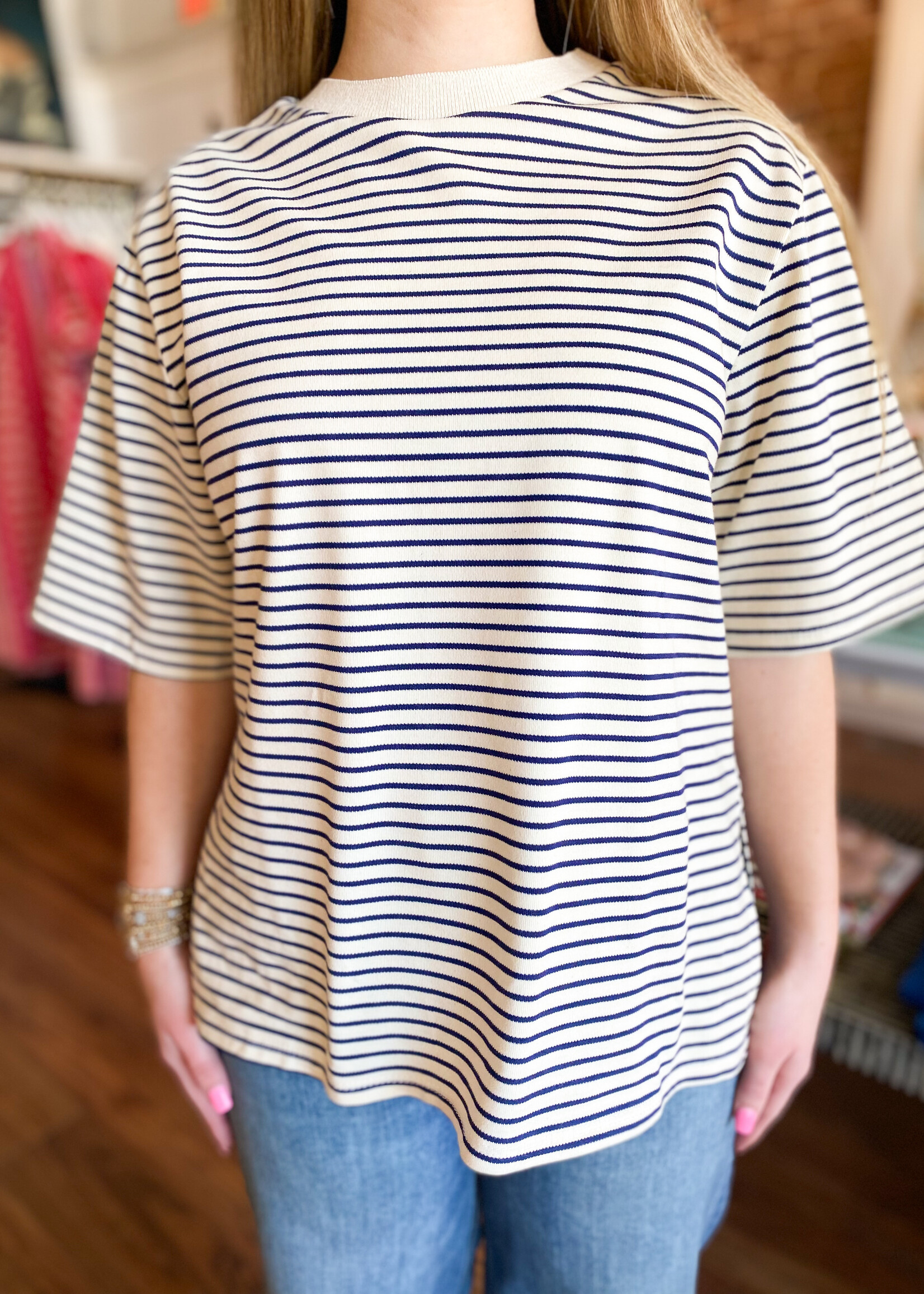 Suzy D Gardenia Oversize Tee