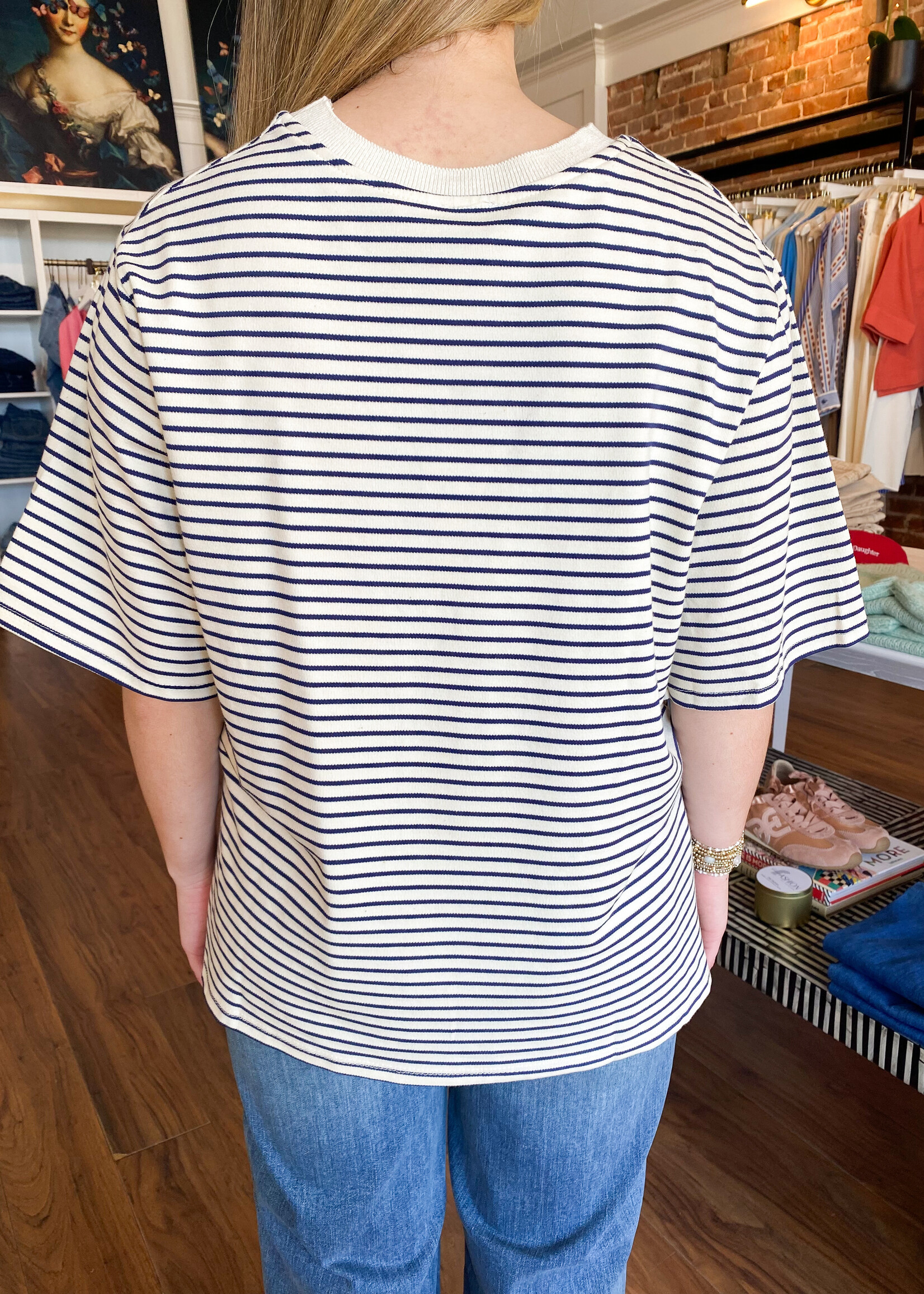 Suzy D Gardenia Oversize Tee