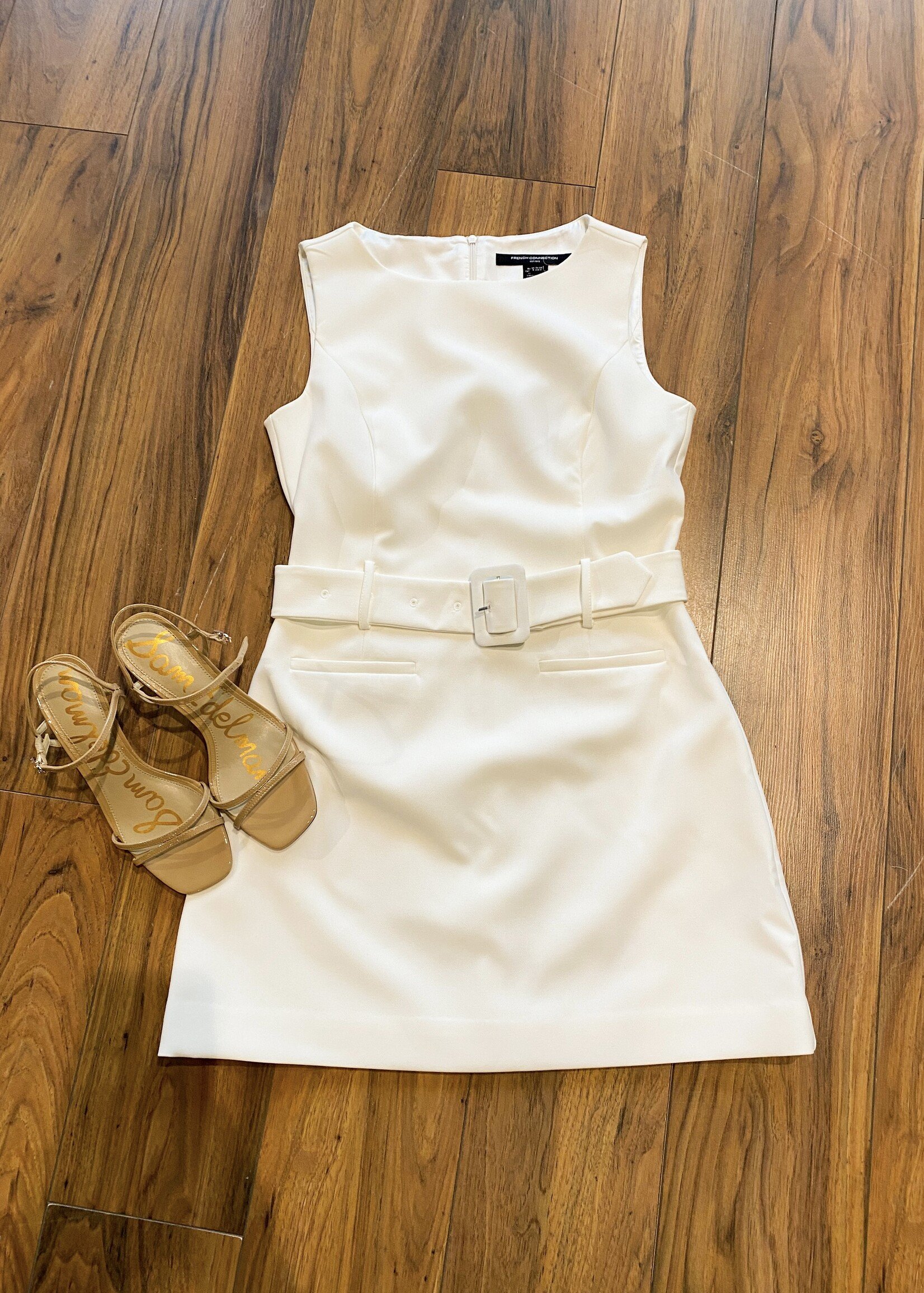 French Connection Azra Belted Mini Dress