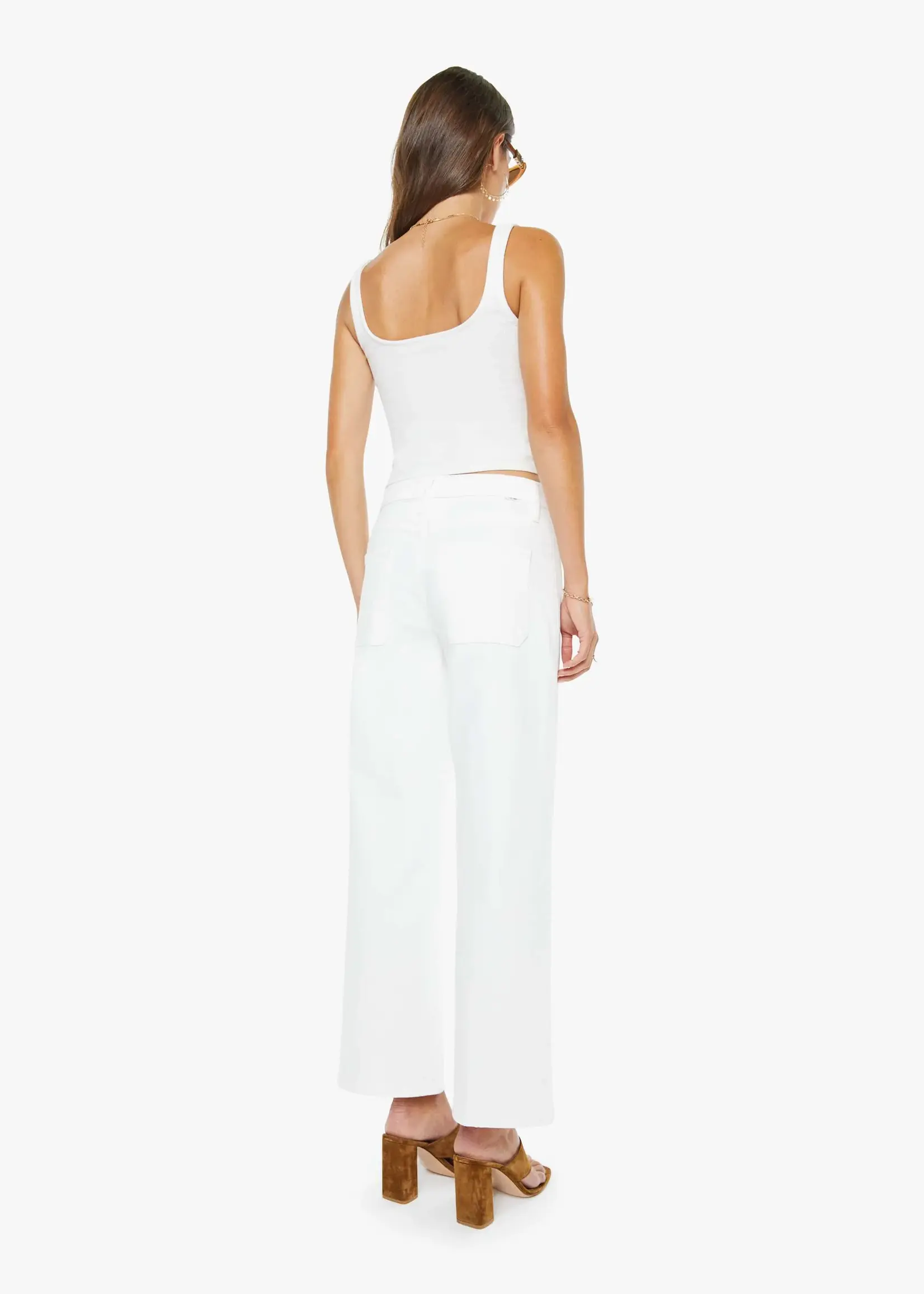 Patch Pocket Mid Rise Maven Ankle