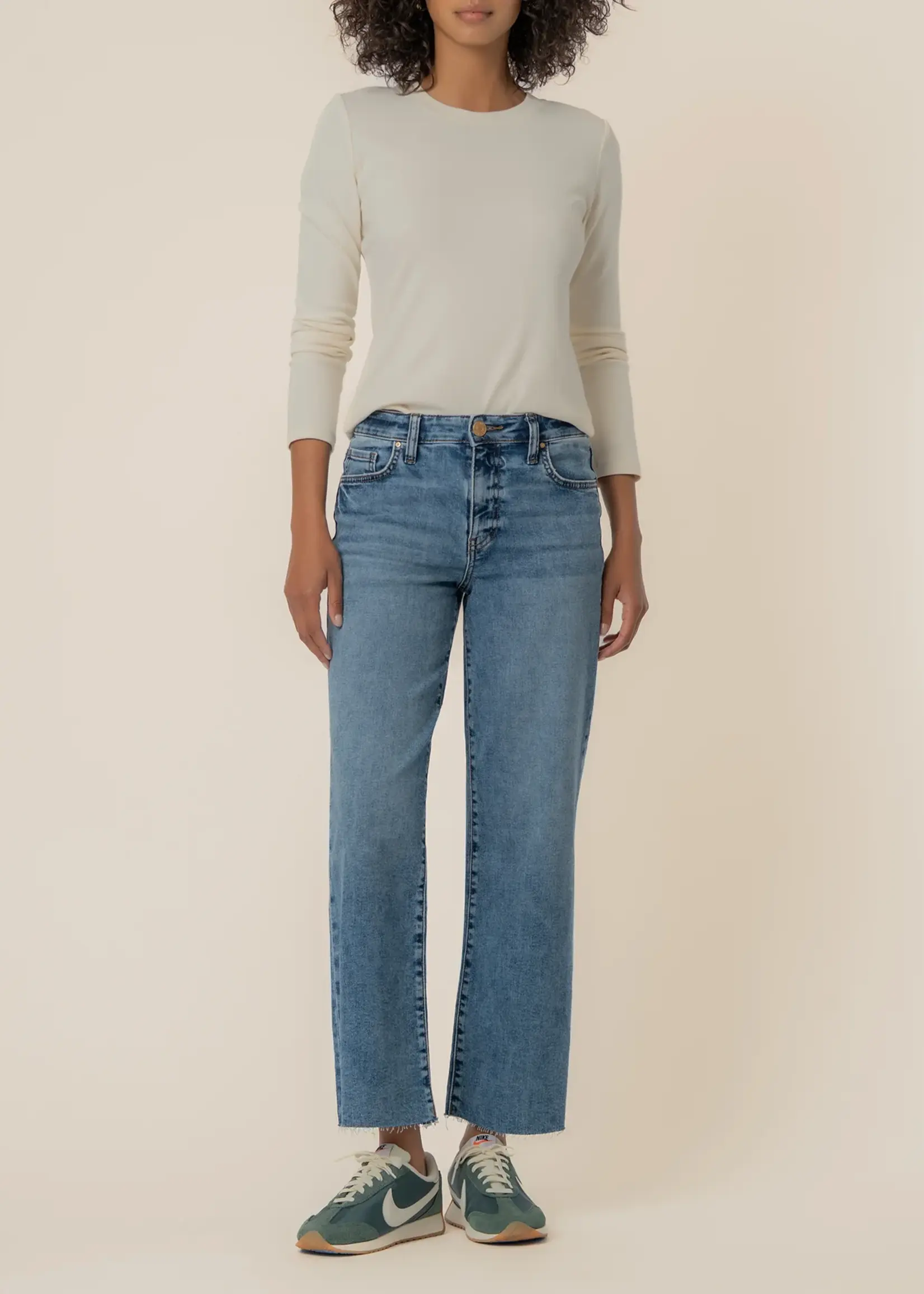 KUT Denim Charlotte High Rise Wide Leg