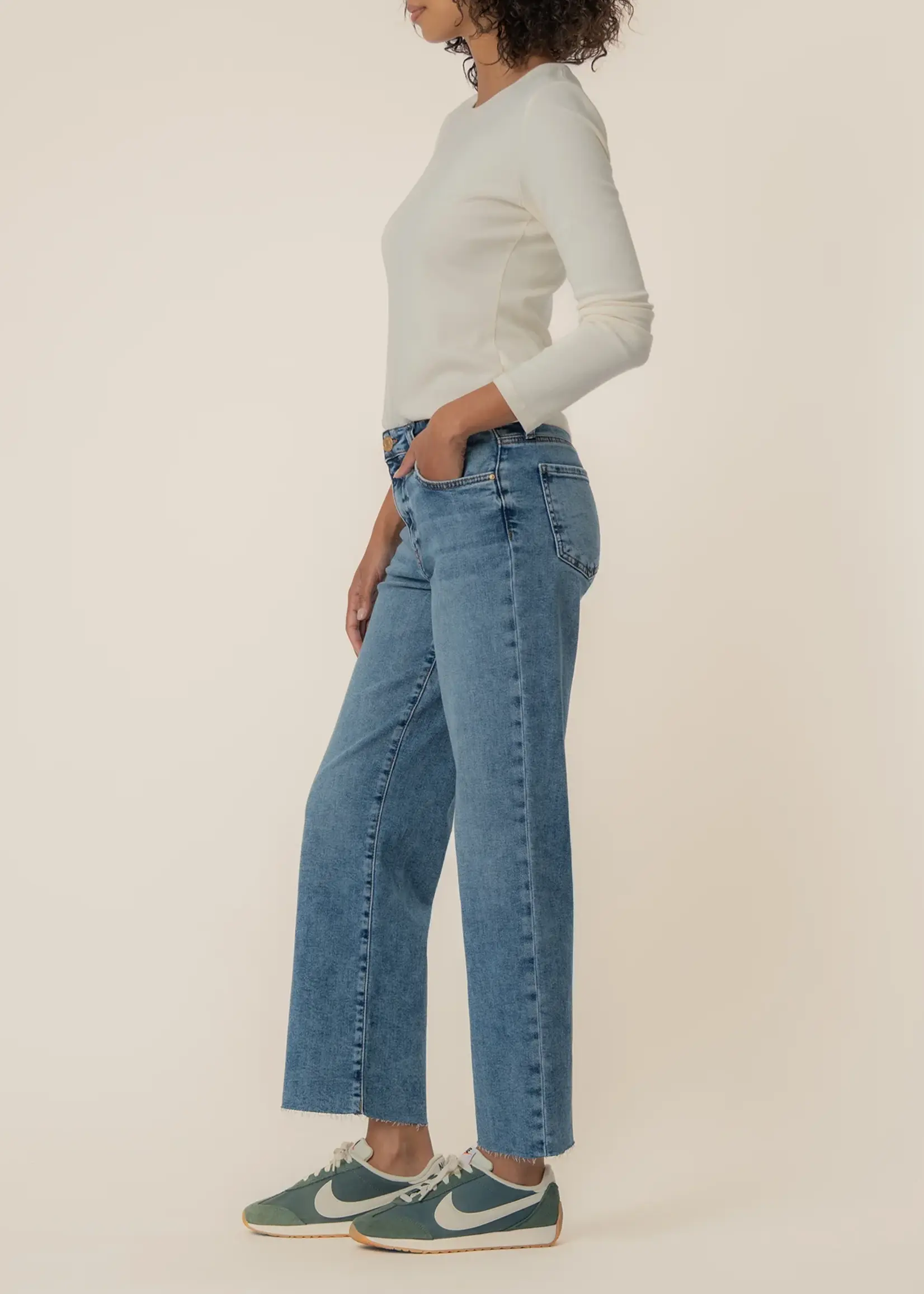 KUT Denim Charlotte High Rise Wide Leg