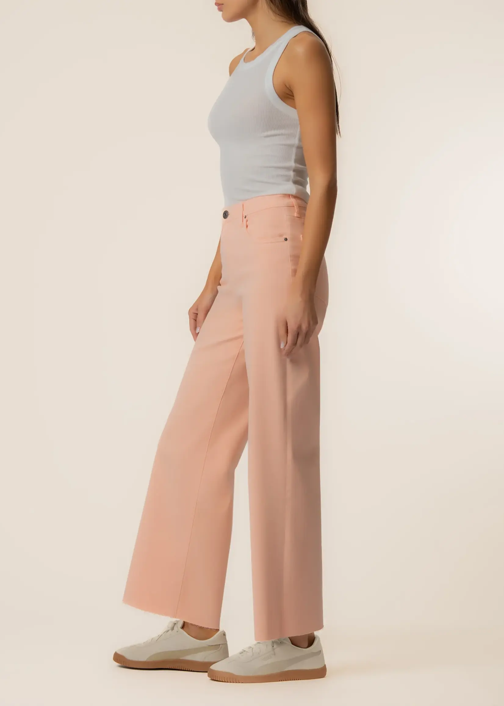 KUT Denim Meg High Rise Fab Ab Wide Leg