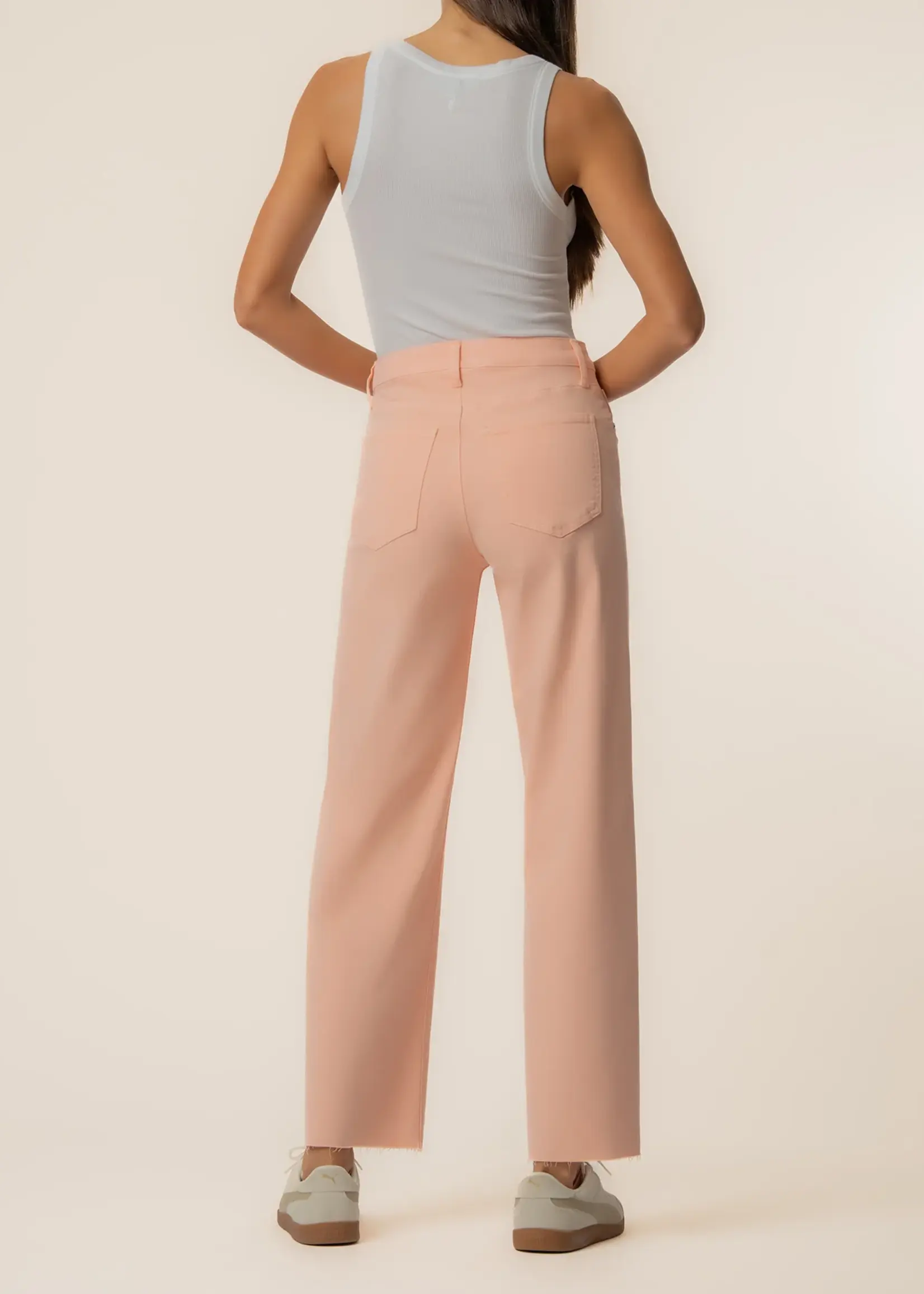 KUT Denim Meg High Rise Fab Ab Wide Leg