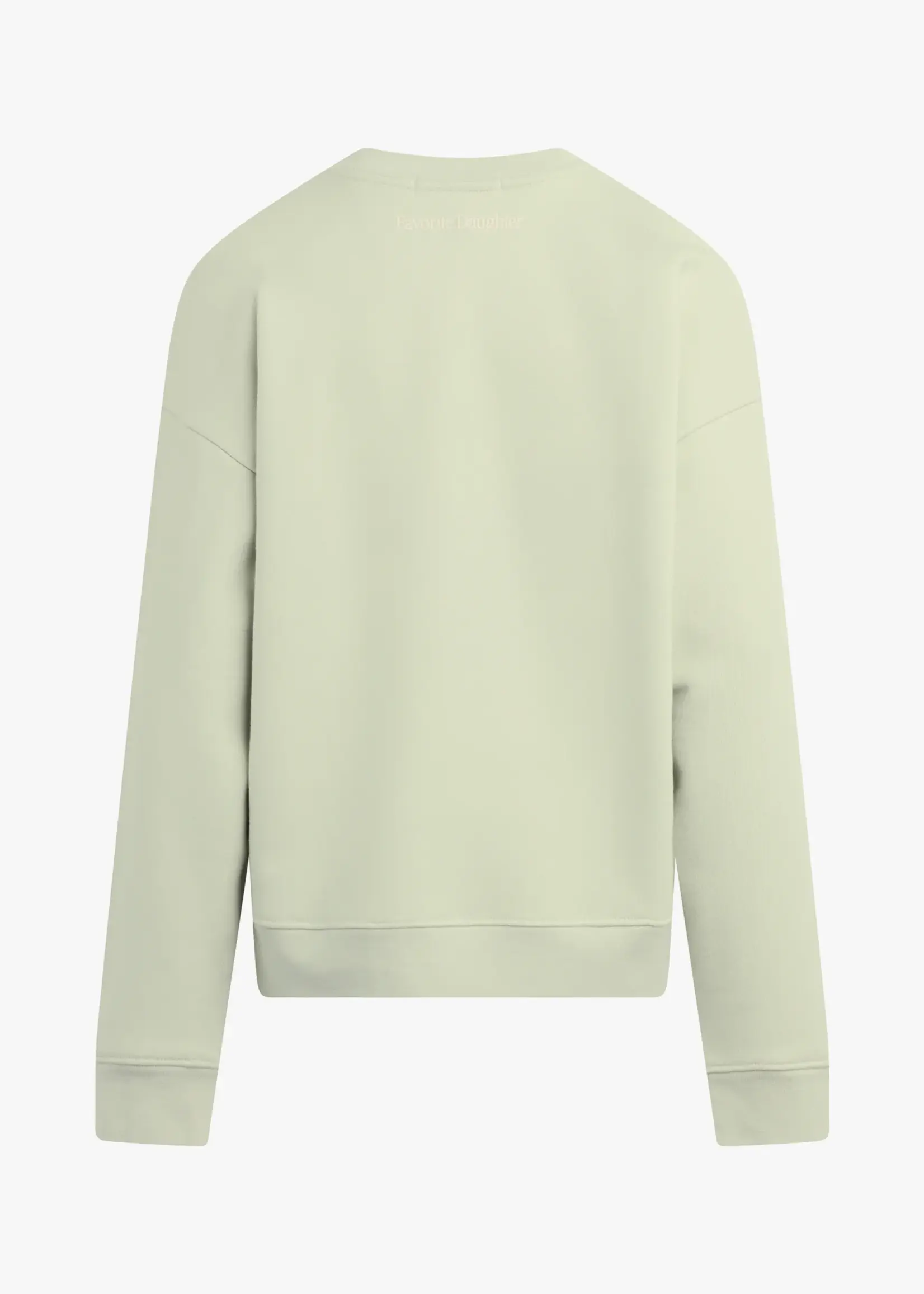 Favorite Daughter Mom of the Year Chest Logo Sweatshirt