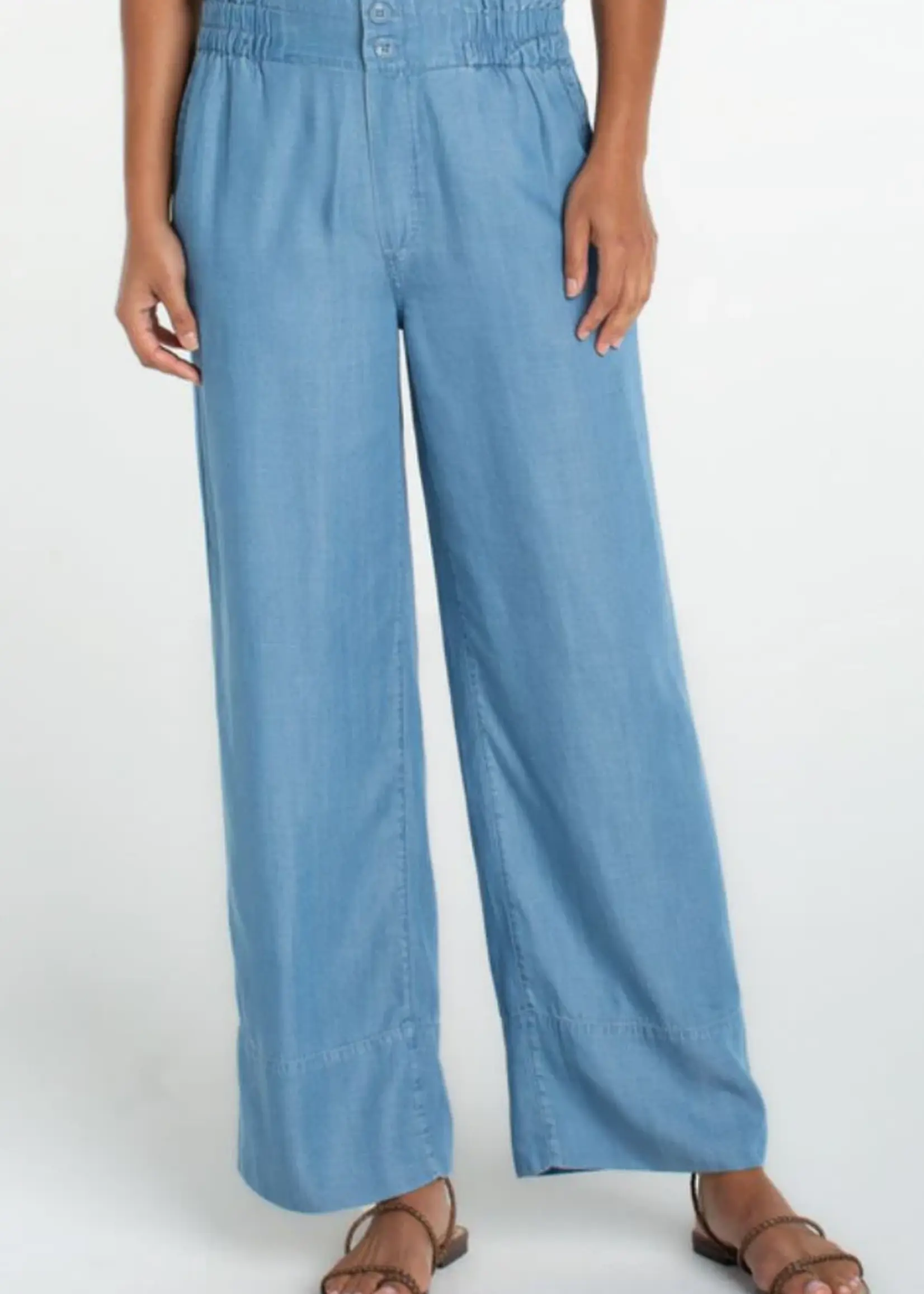 Liverpool Jeans Company Cinch Waist High Rise Pull On Pant