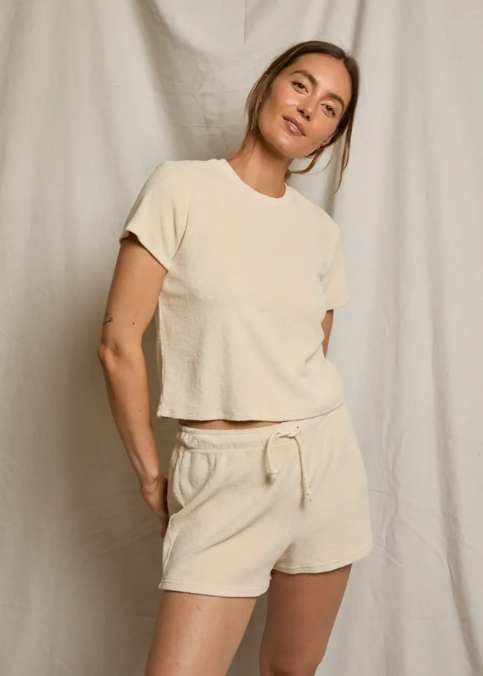 Perfect White Tee Summer Shorts