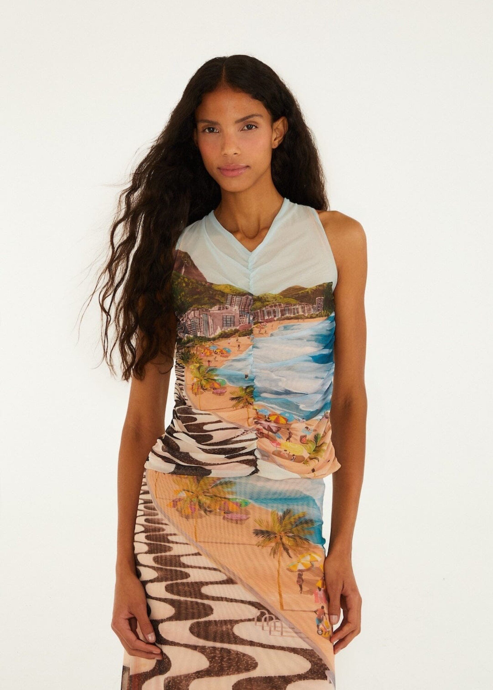 Farm Rio Copacabana Beach Blouse