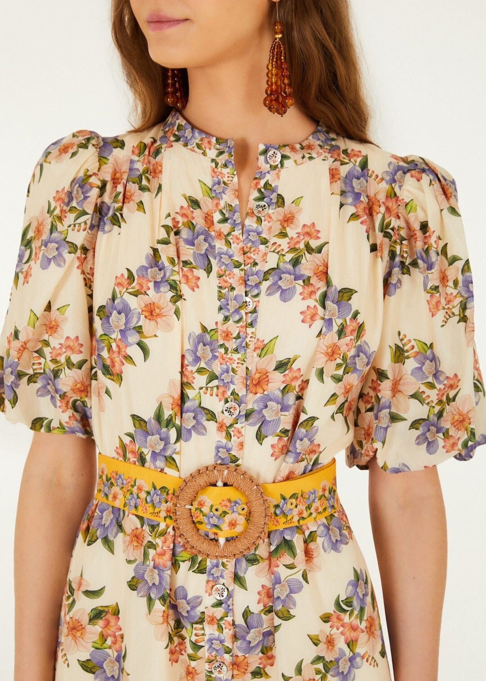 Farm Rio Hilo Stripes Mini Dress