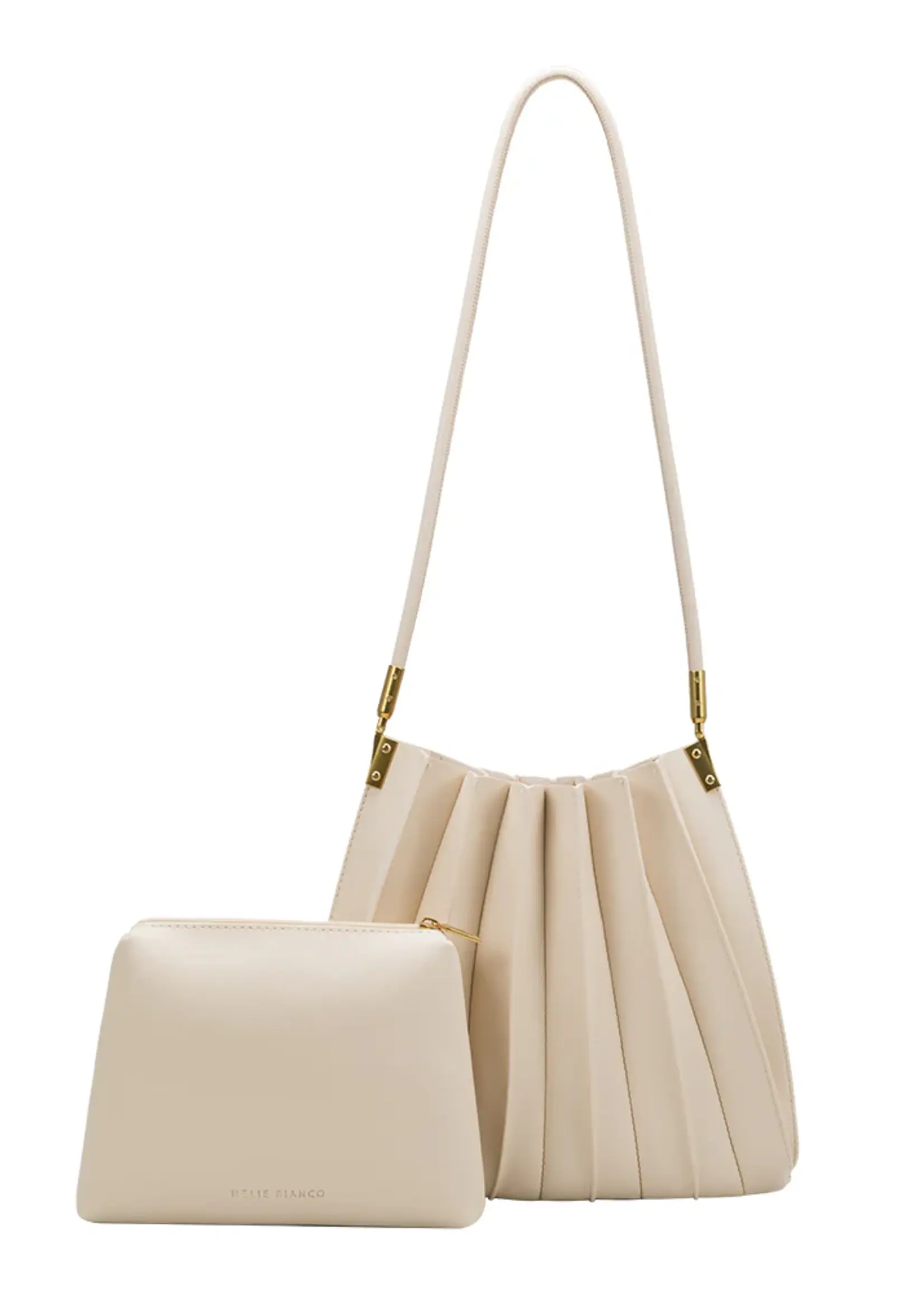 Melie Bianco Carrie Pleated Bag