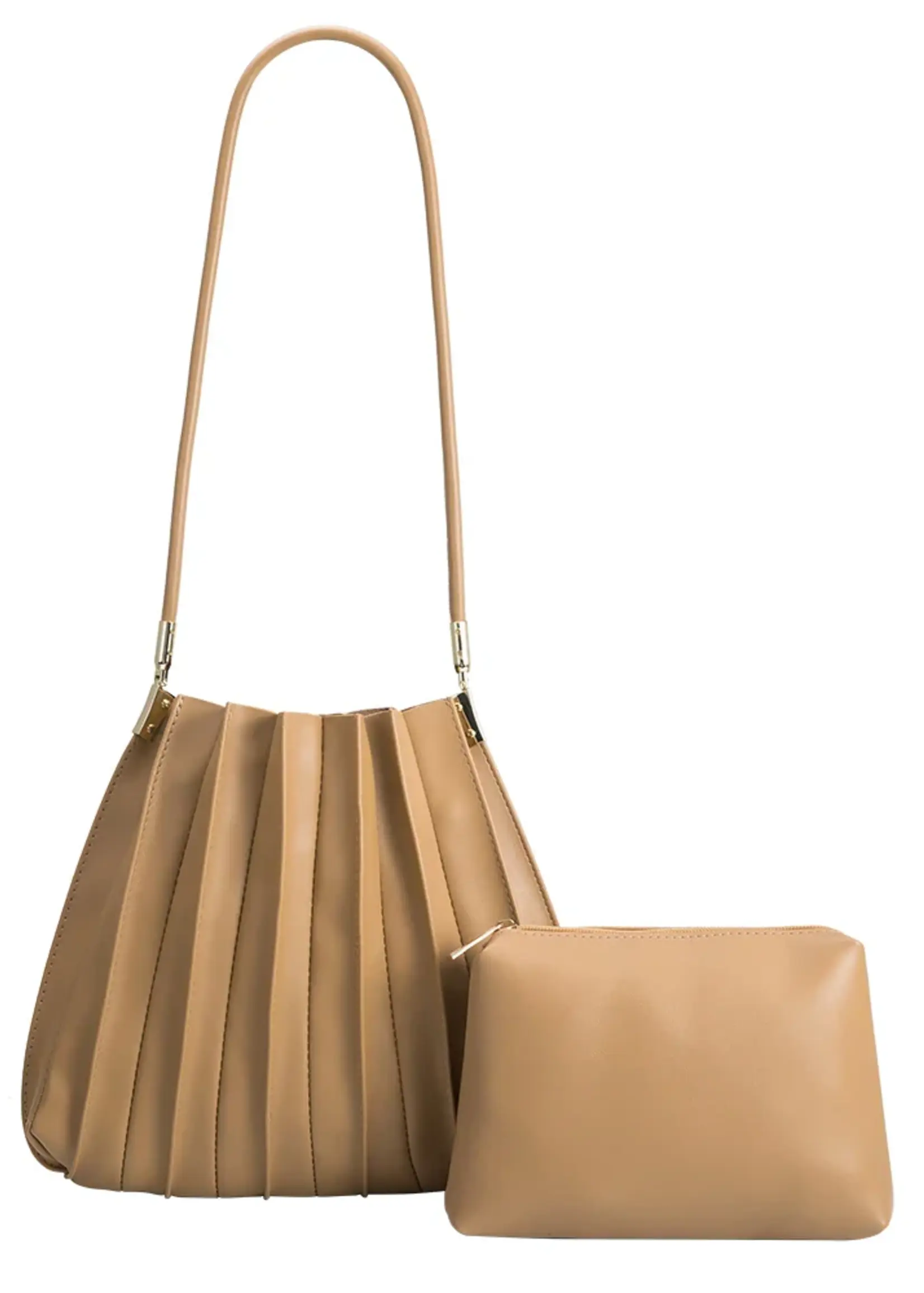 Melie Bianco Carrie Pleated Bag