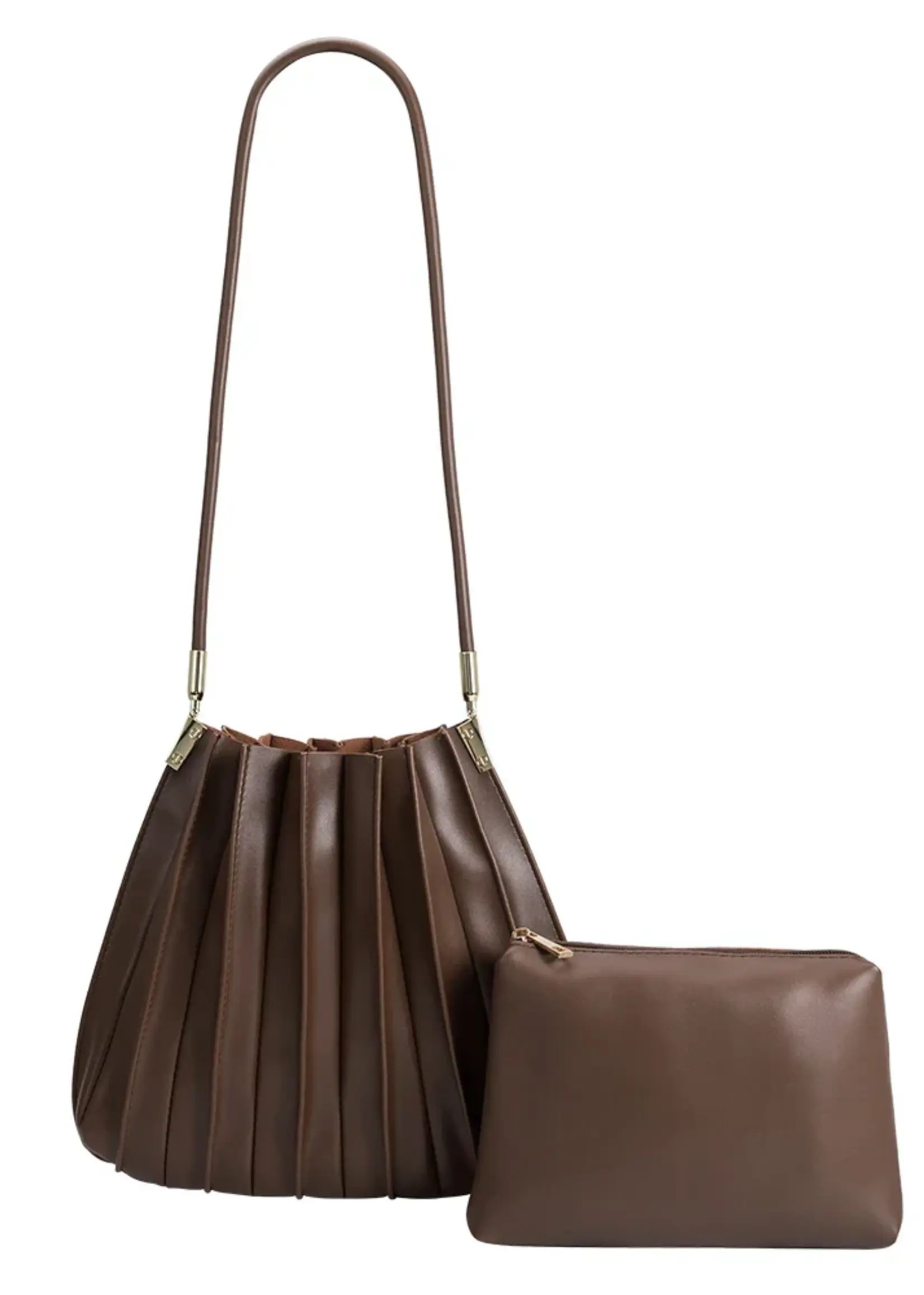 Melie Bianco Carrie Pleated Bag