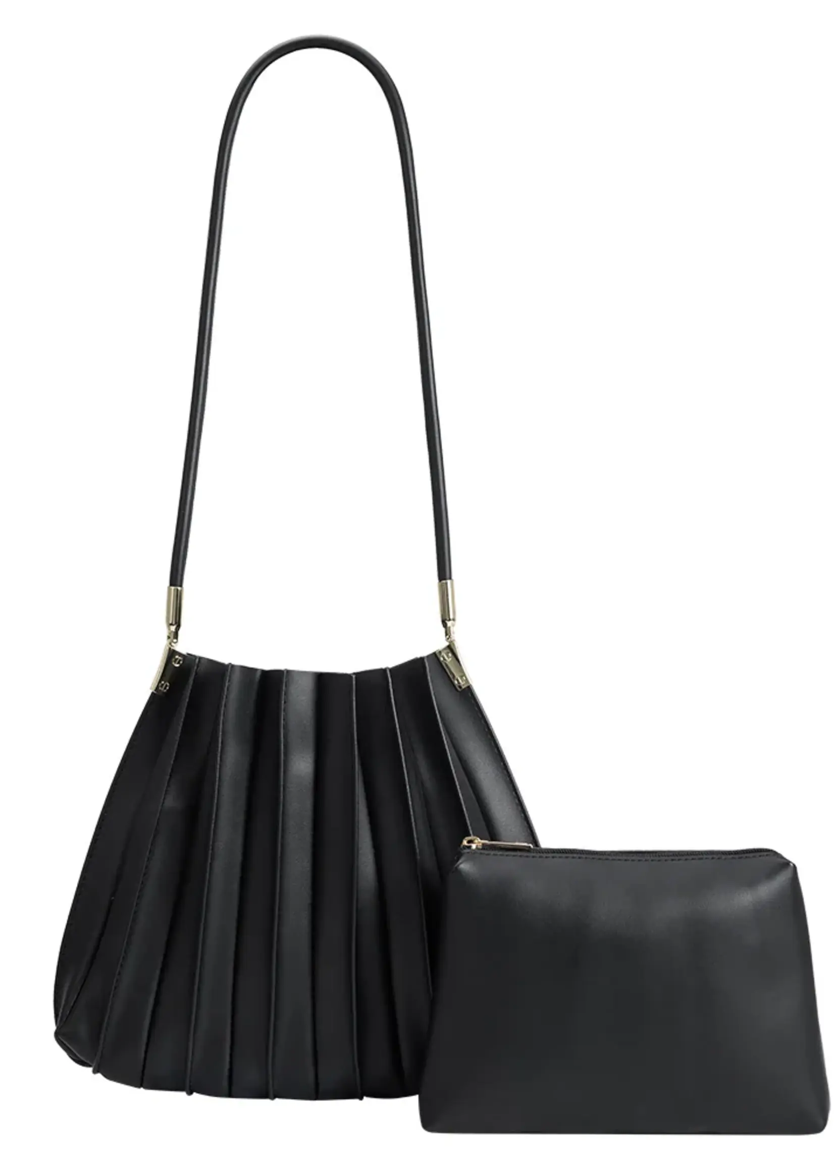 Melie Bianco Carrie Pleated Bag