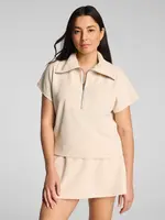 Spanx Airessentials French Rib Half Zip