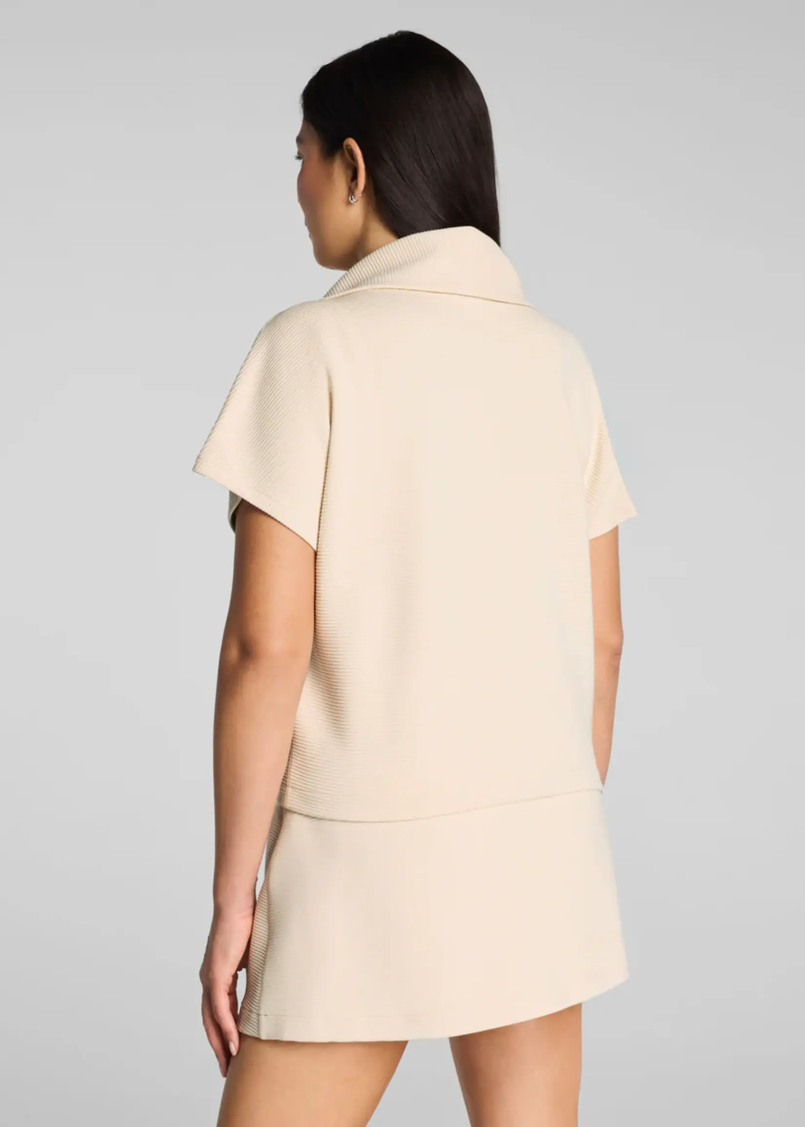 Spanx Airessentials French Rib Half Zip