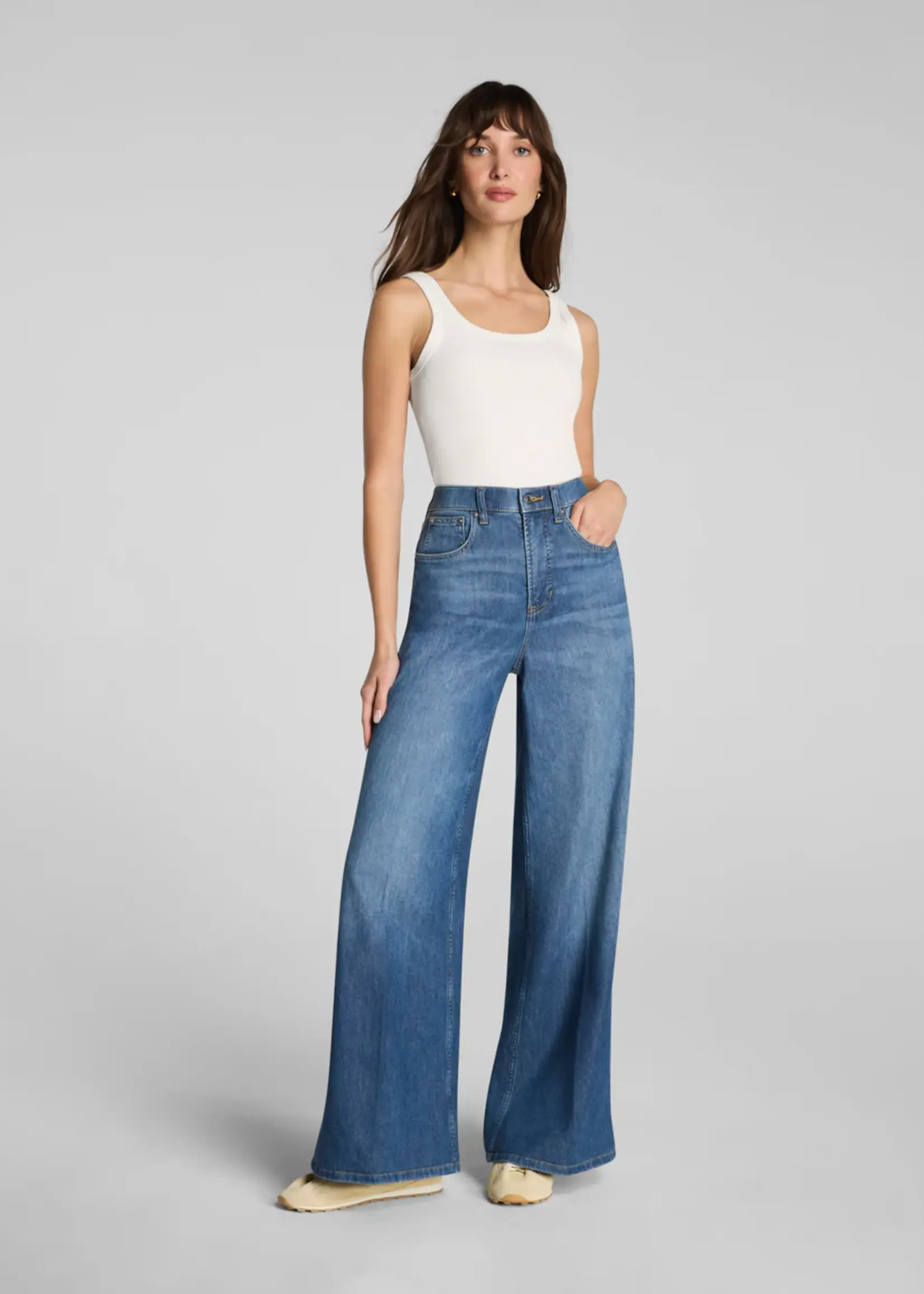 Spanx Supersmooth Wide Leg Jeans