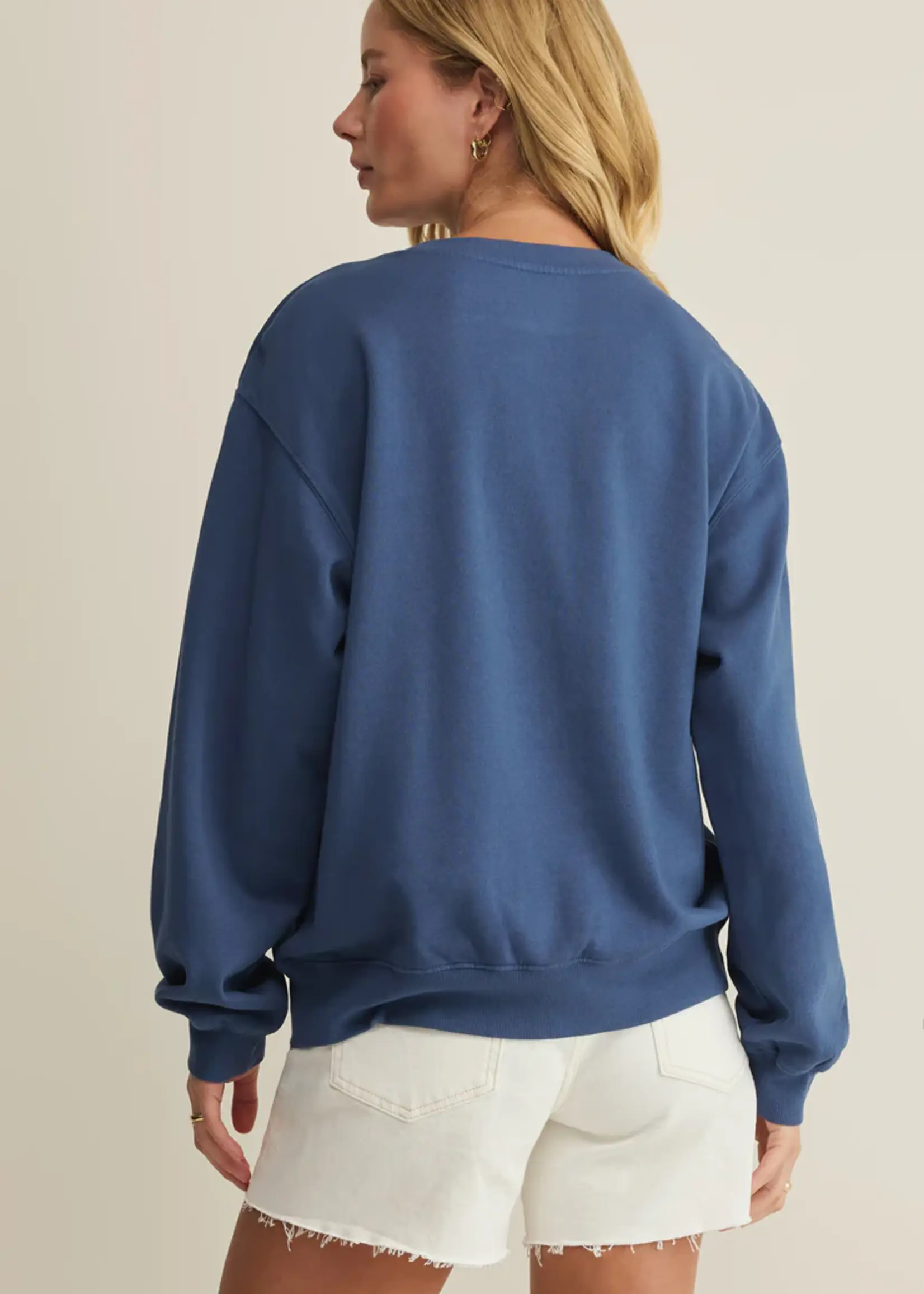 Z Supply Americana Boyfriend Sweatshirt