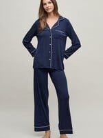 Barefoot Dreams Barefoot Dreams Luxe Milk Jersey Piped PJ Set