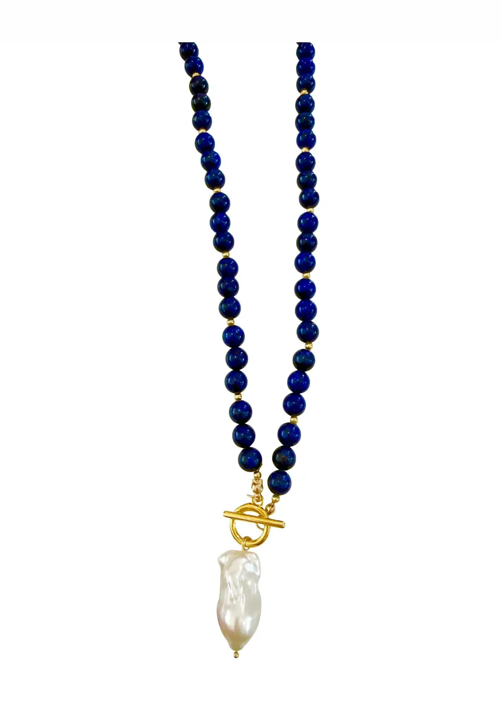Gemelli Sandy Beaded Necklace W/Pearl