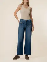 KUT Denim Meg High Rise Wide Leg W/Patch Pockets