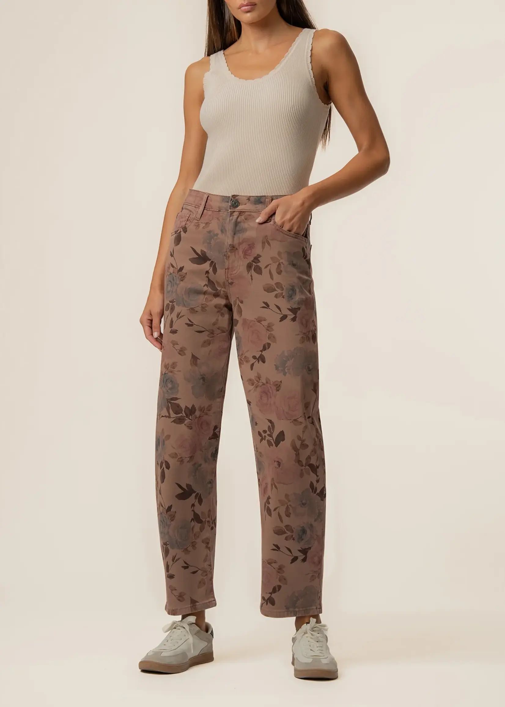 KUT Denim Ashton High Rise Barrel