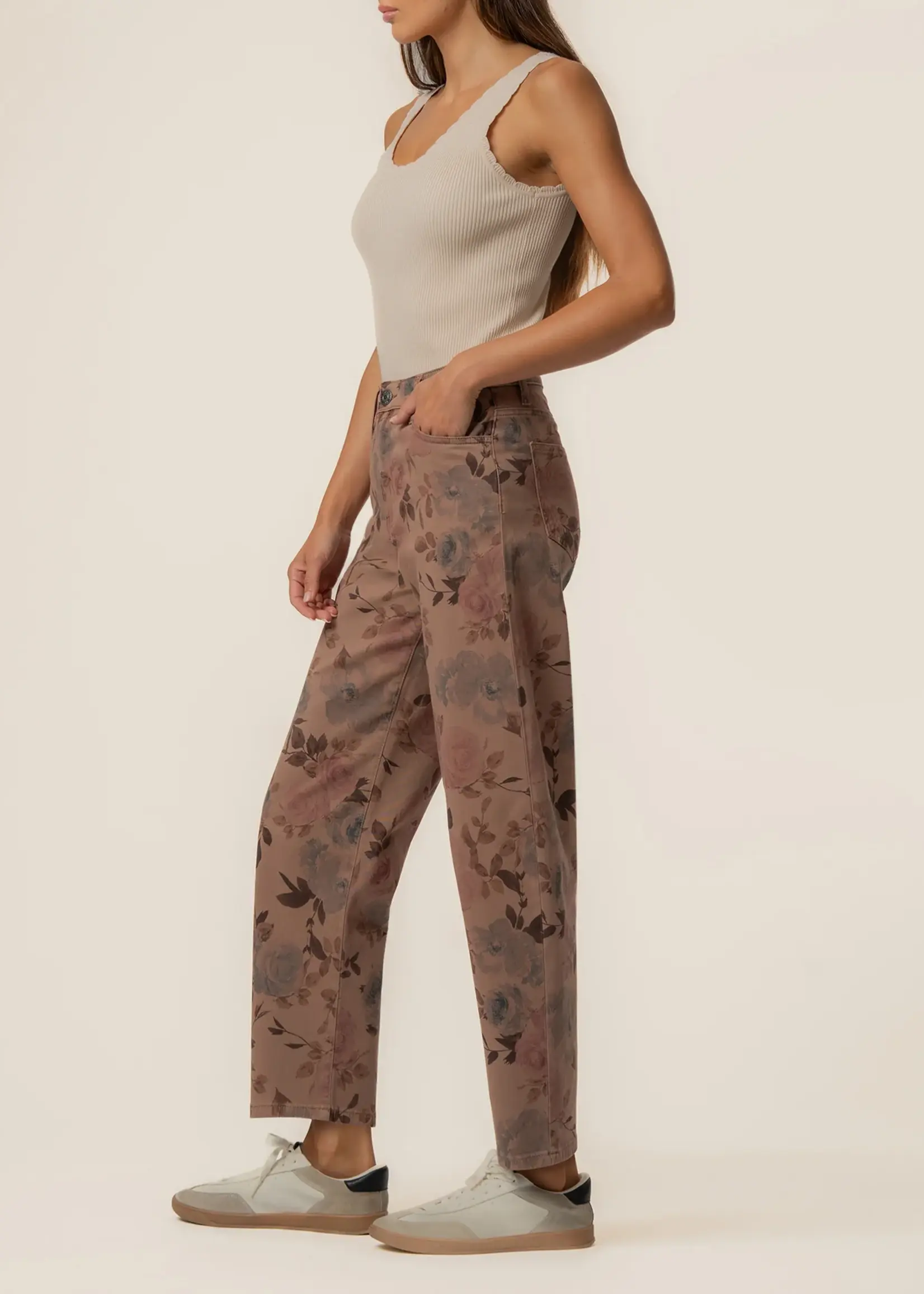 KUT Denim Ashton High Rise Barrel