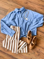 Raisonnel Drawstring Hem Relaxed Shirt