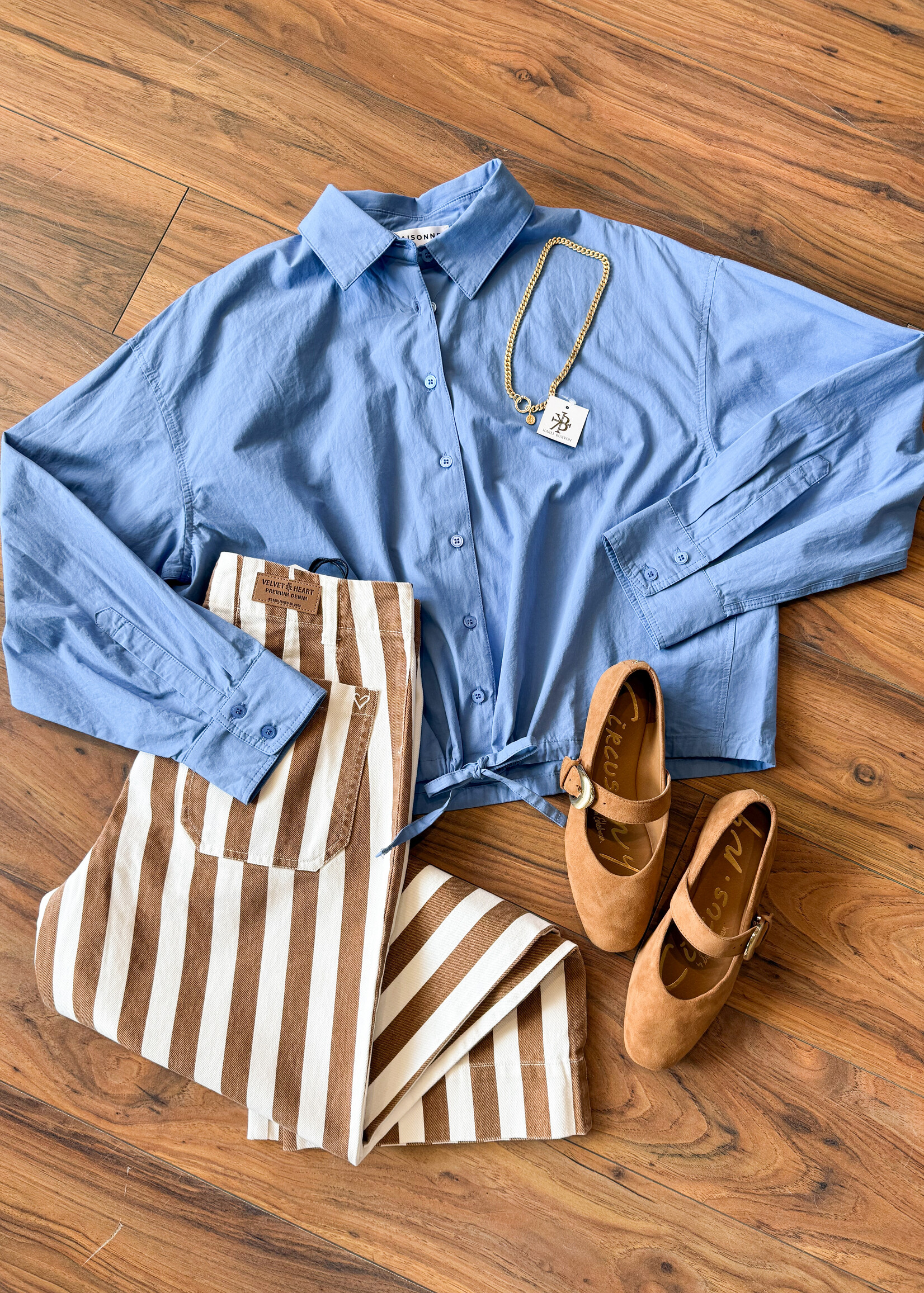 Raisonnel Drawstring Hem Relaxed Shirt