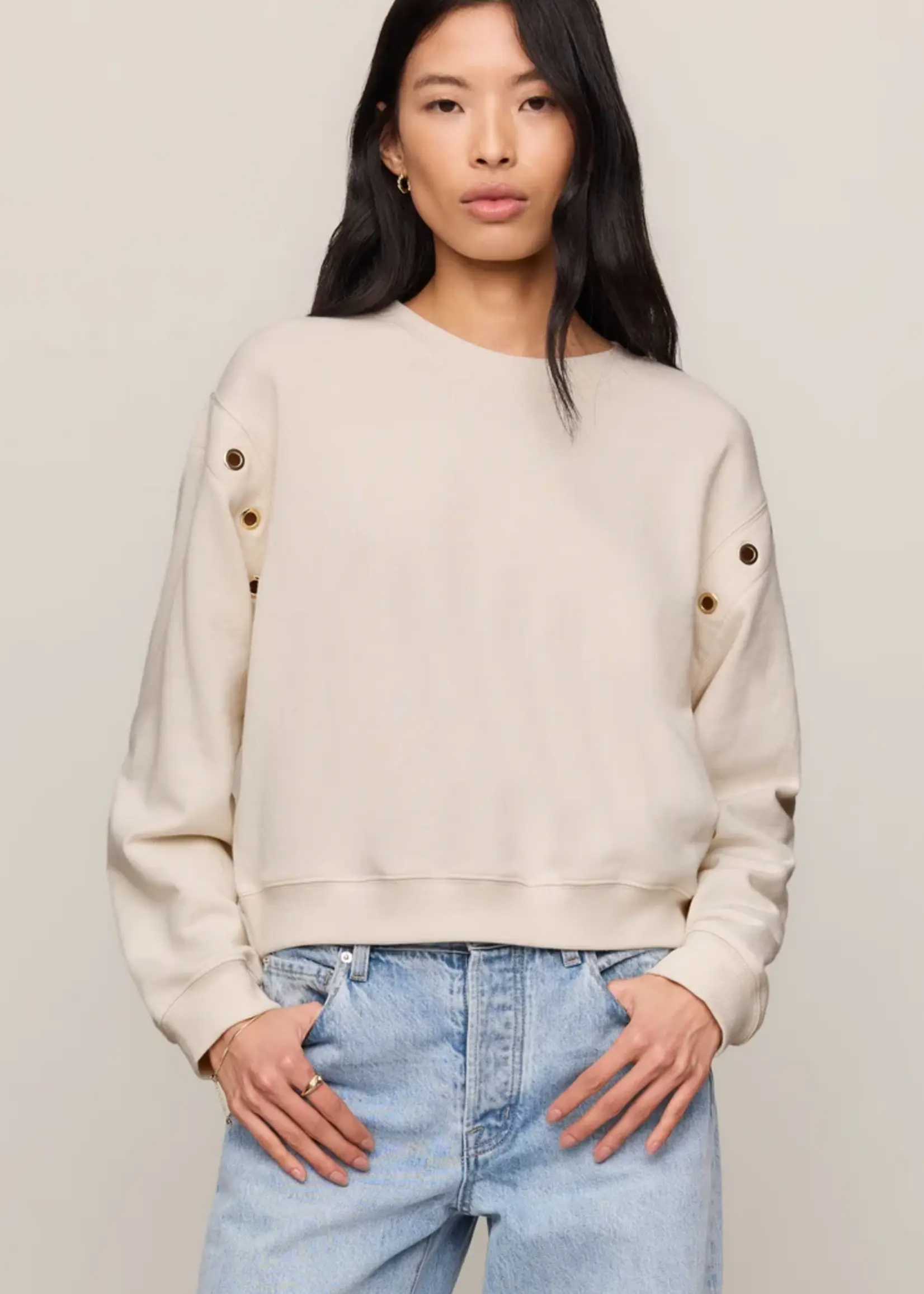 Z Supply Axel Grommet Sweatshirt