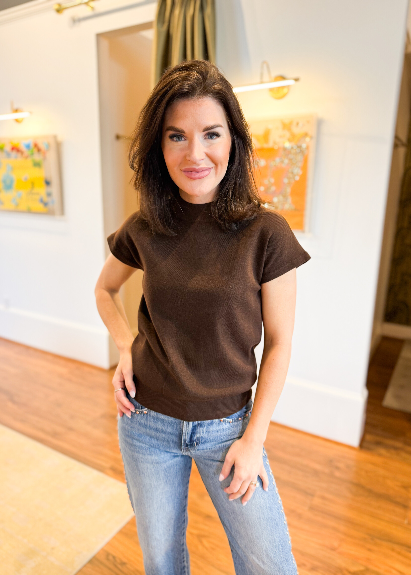 Esqualo Batwing Sleeve Sweater