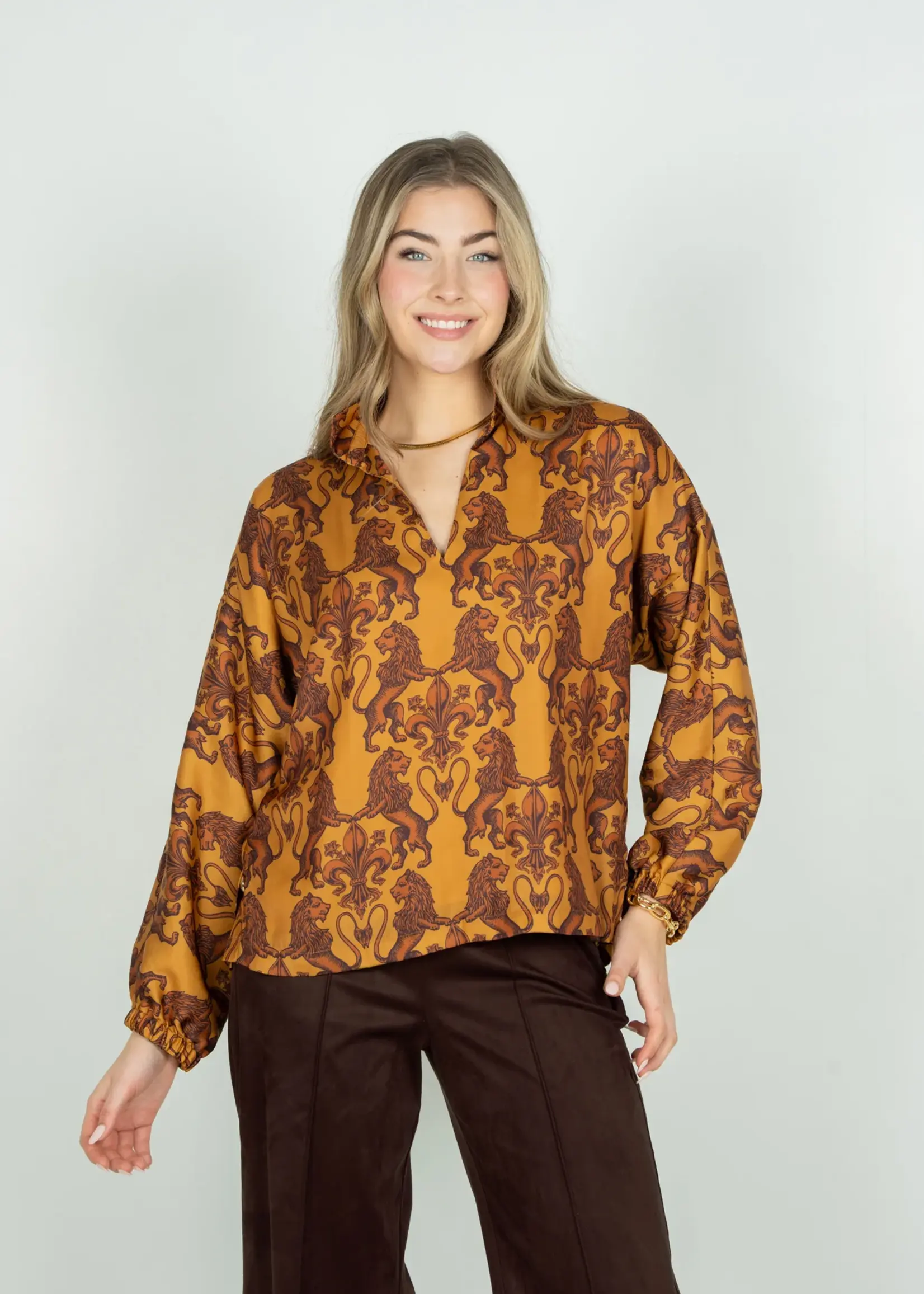 Emily McCarthy Long Sleeve Poppy Top