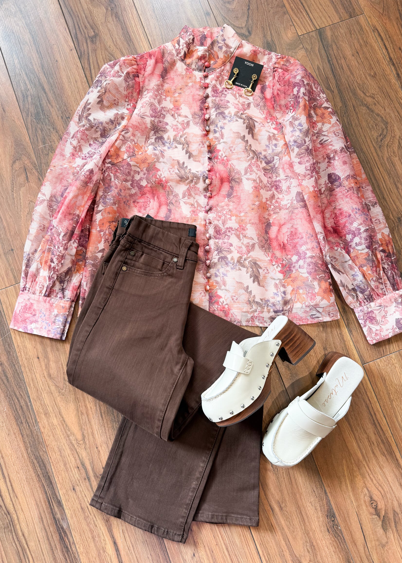 Jade Vintage Blush Top