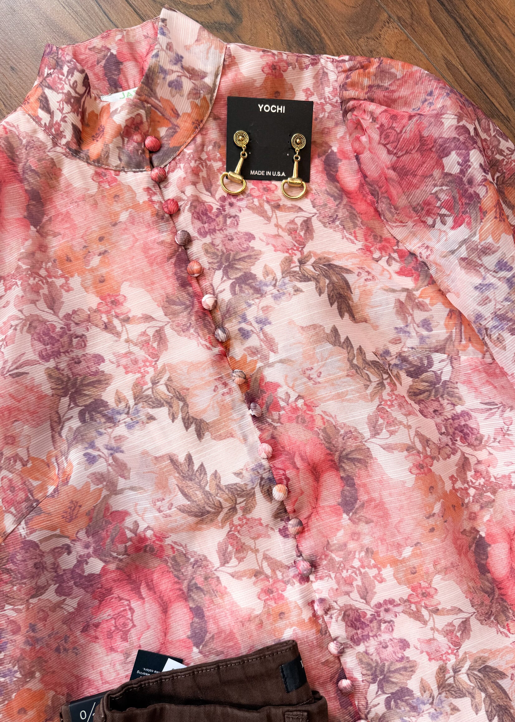 Jade Vintage Blush Top