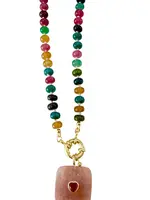 Gemelli Lexi Beaded Gemstone Charm