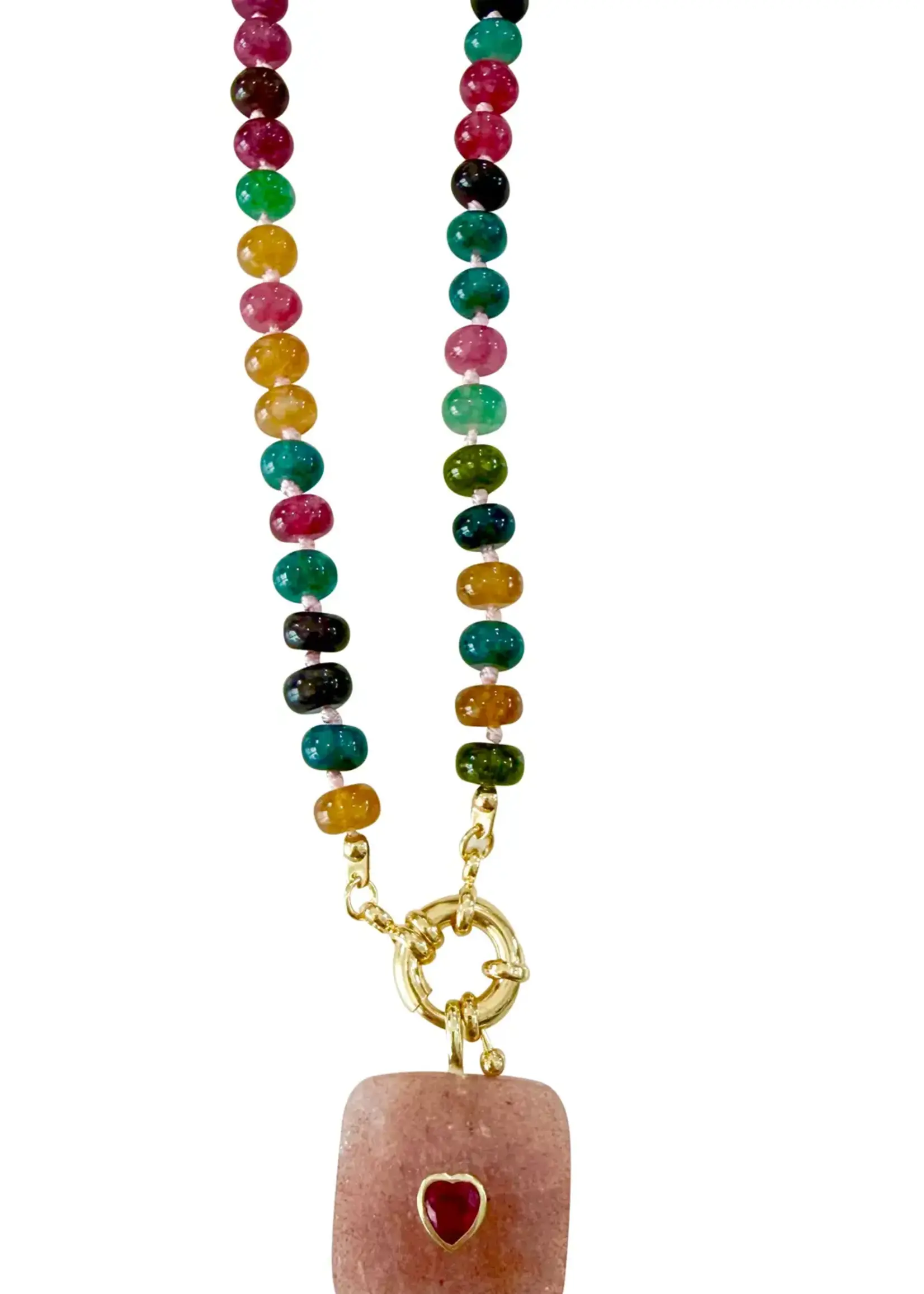 Gemelli Lexi Beaded Gemstone Charm