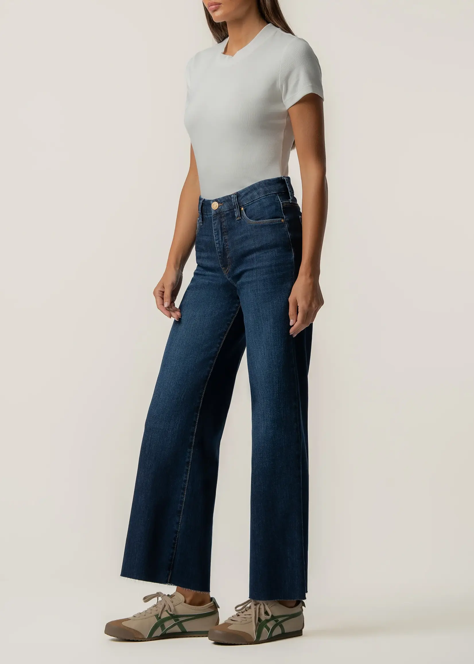KUT Denim Meg High Rise Fab Ab Wide Leg