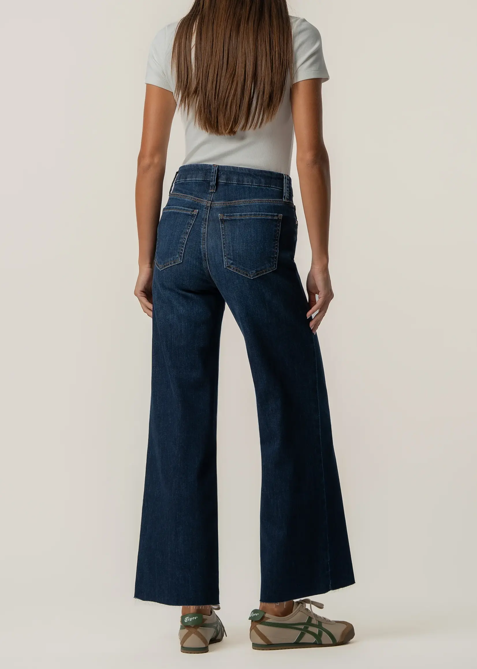 KUT Denim Meg High Rise Fab Ab Wide Leg