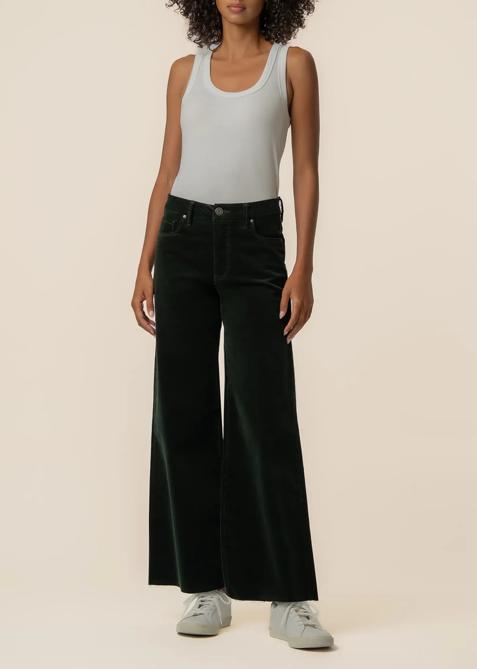 KUT Denim Meg High Rise Wide Leg