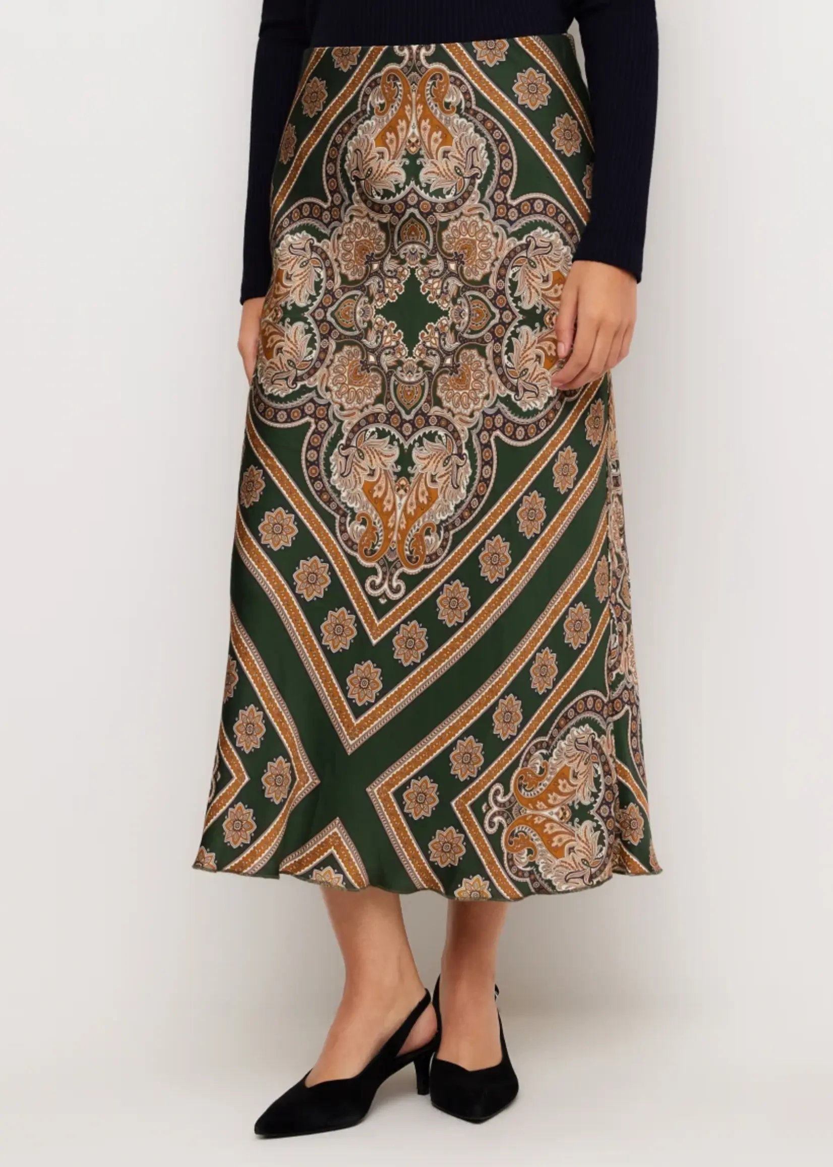 Karen Kane, Inc. Bias Cut Midi Skirt